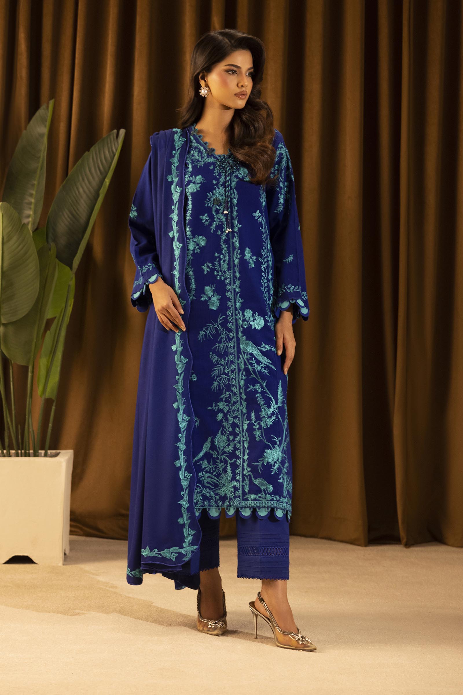 Sana Safinaz | Muzlin Winter 25 | 010B - House Of Hania