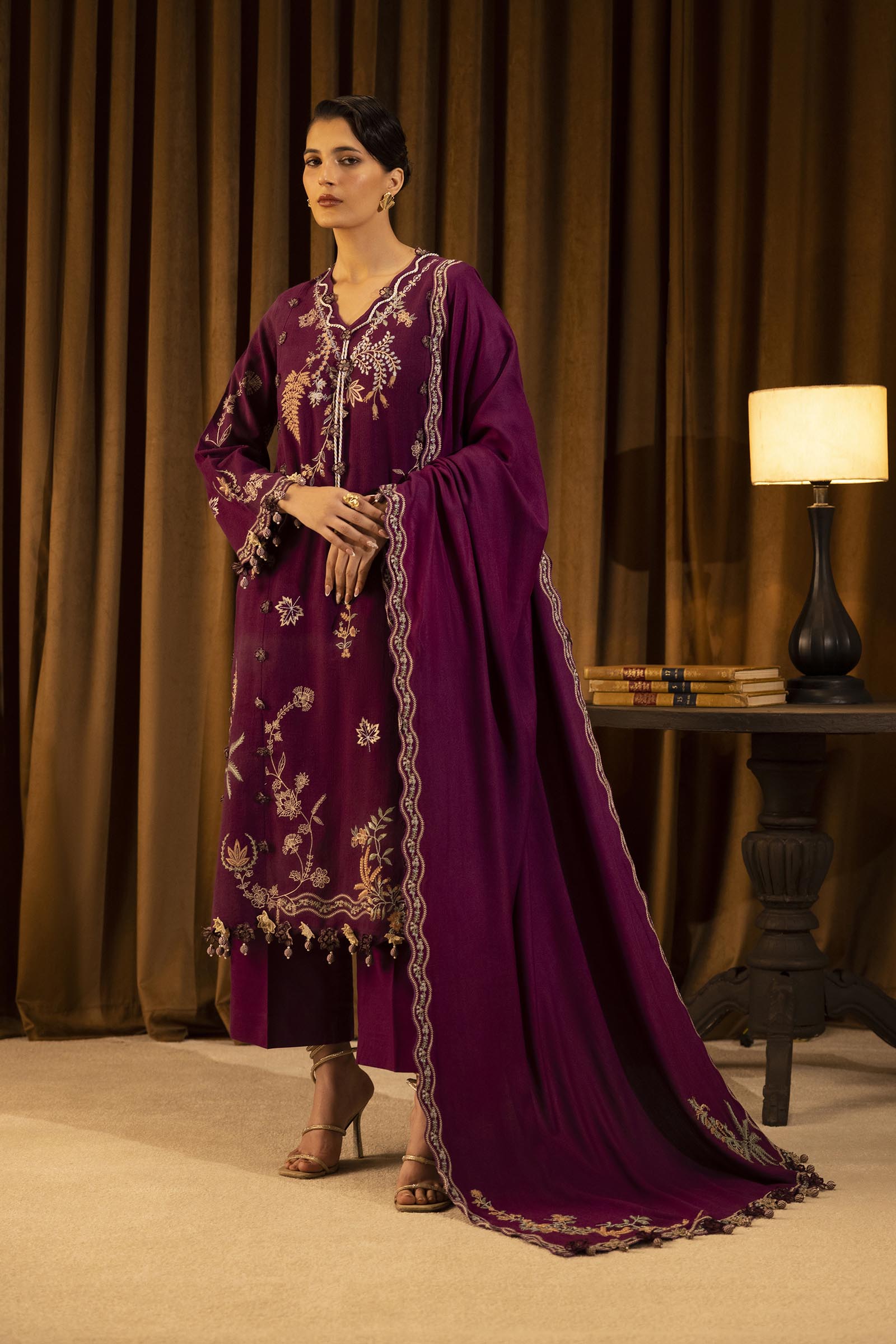 Sana Safinaz | Muzlin Winter 25 | 011B - House Of Hania