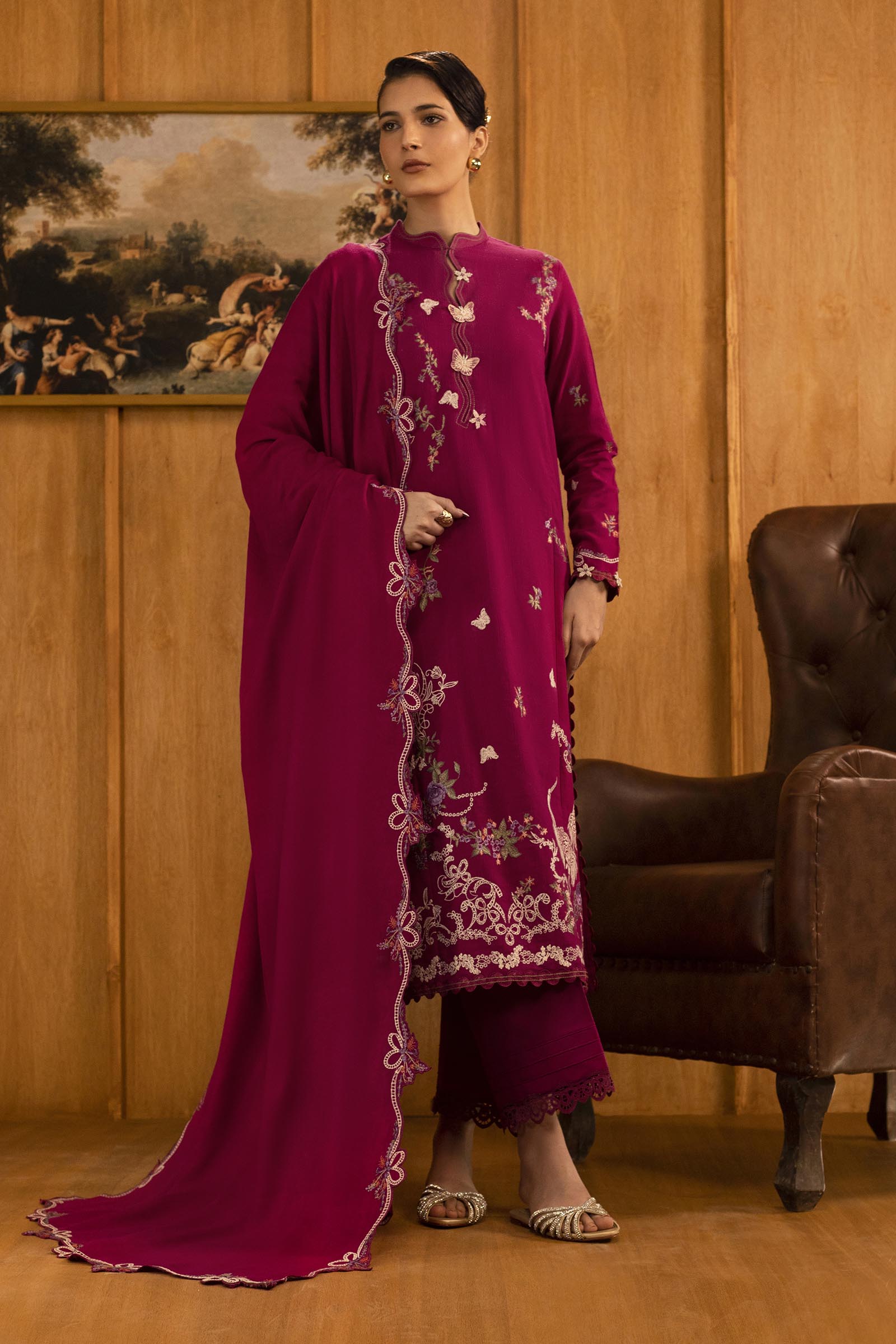 Sana Safinaz | Muzlin Winter 25 | 012A - House Of Hania