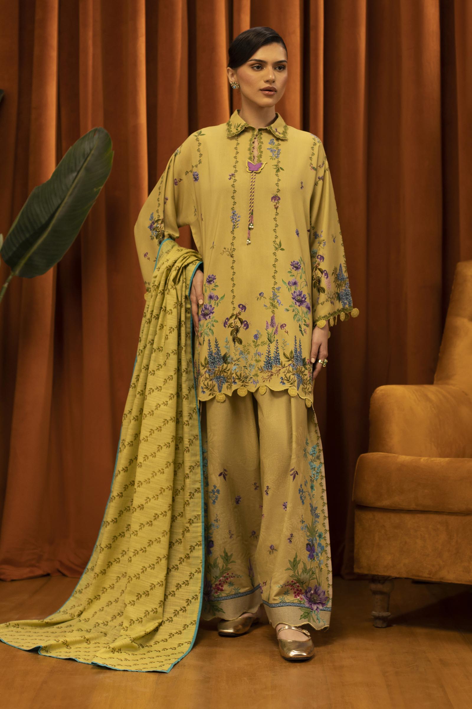 Sana Safinaz | Muzlin Winter 25 | 013A - House Of Hania