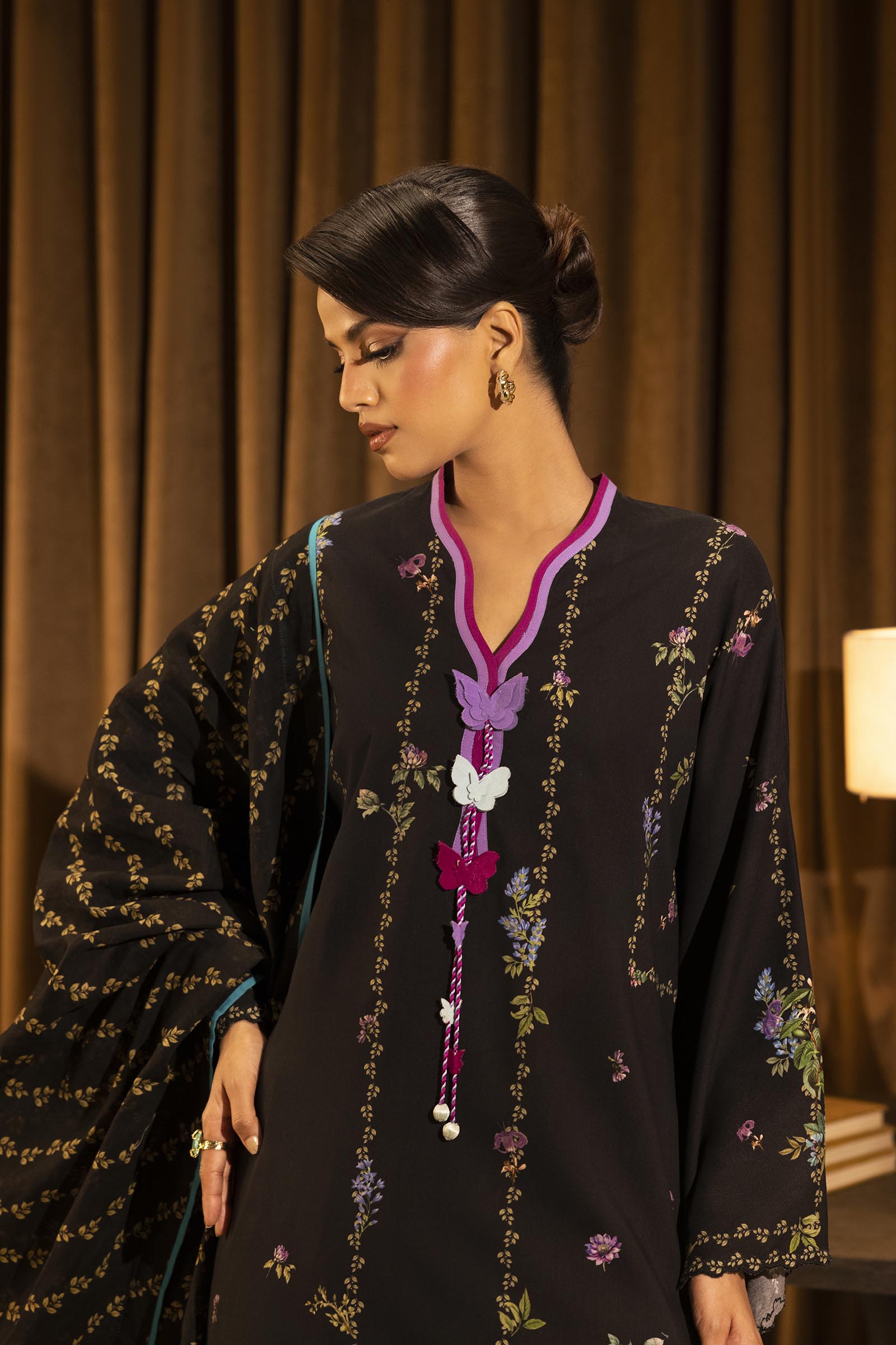Sana Safinaz | Muzlin Winter 25 | 013B - House Of Hania