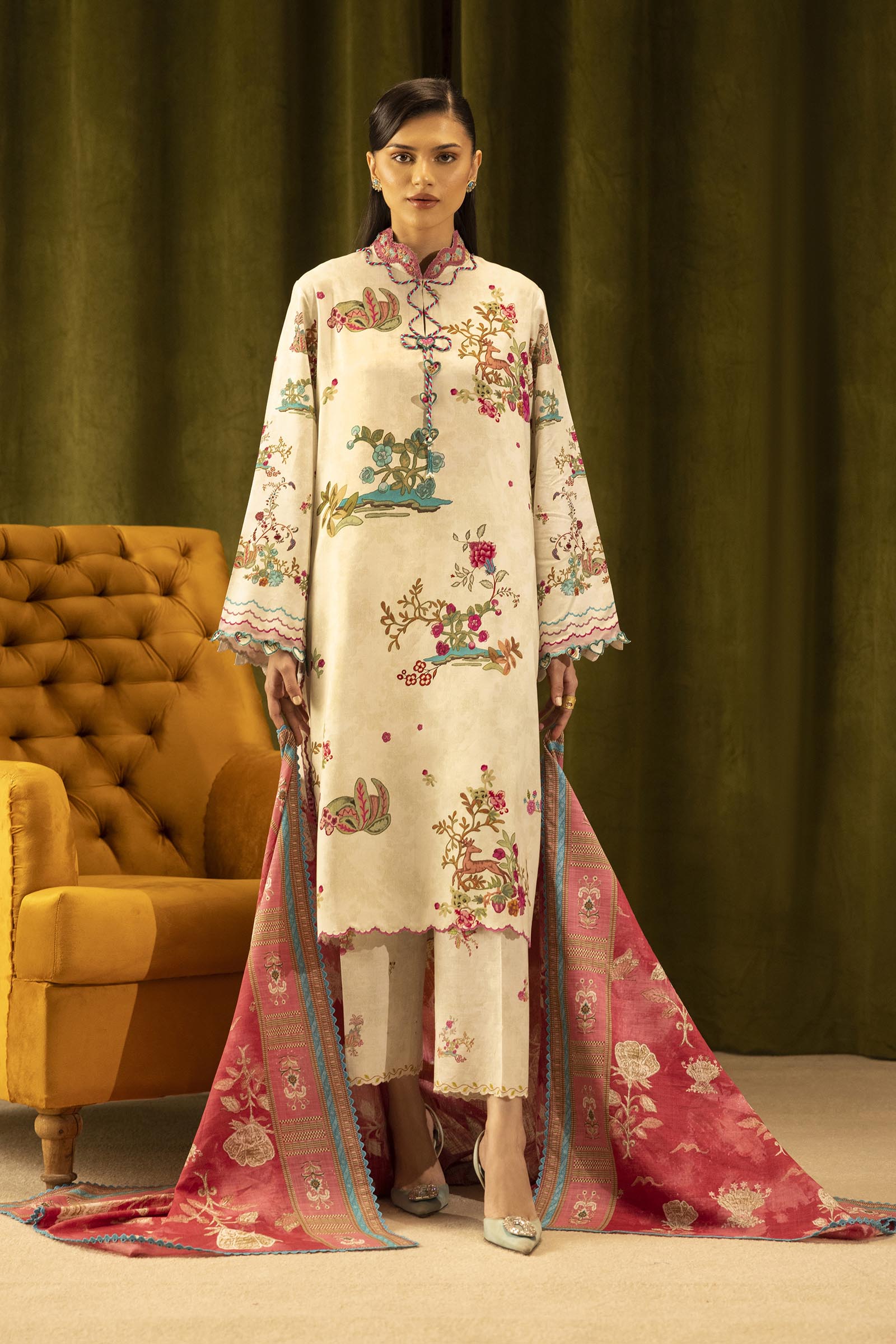 Sana Safinaz | Muzlin Winter 25 | 014A - House Of Hania