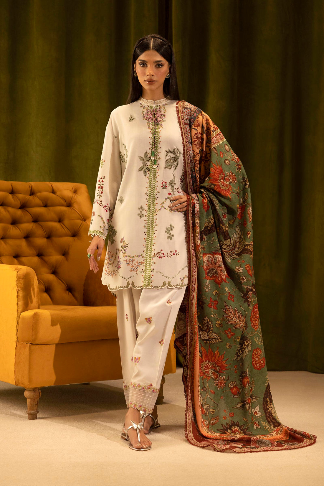 Sana Safinaz | Muzlin Winter 25 | 015A - House Of Hania