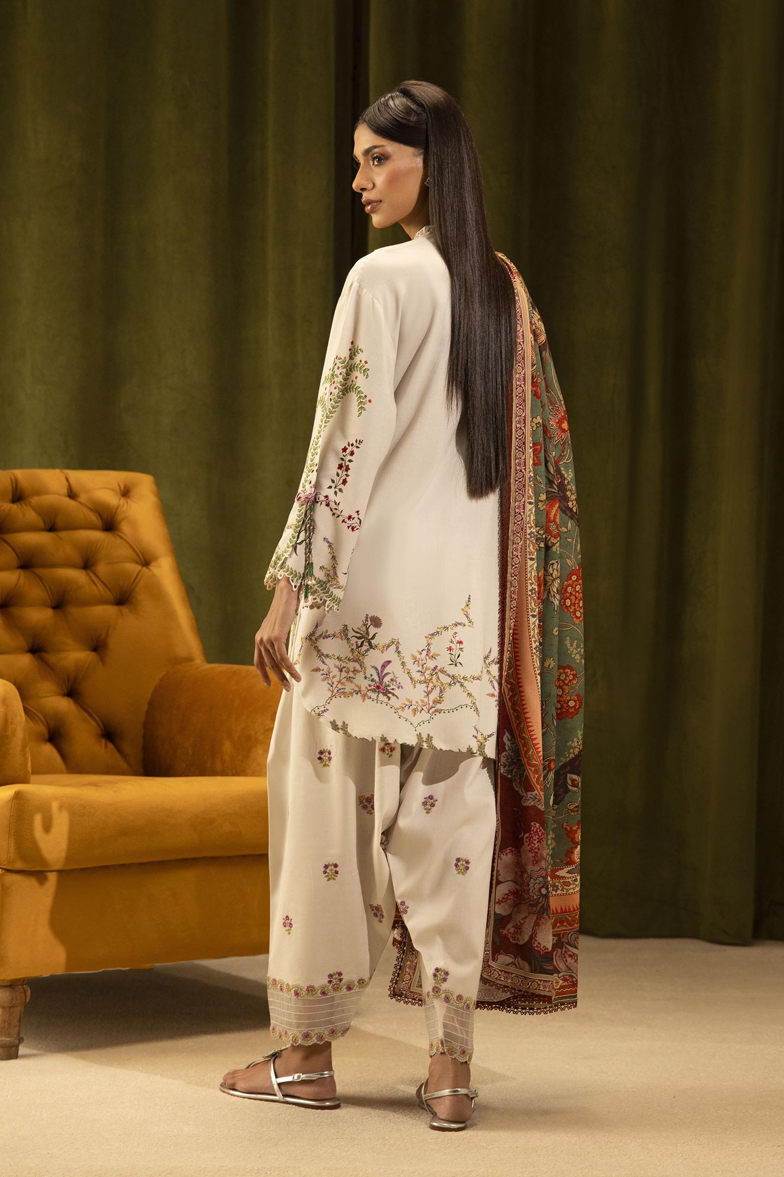 Sana Safinaz | Muzlin Winter 25 | 015A - House Of Hania