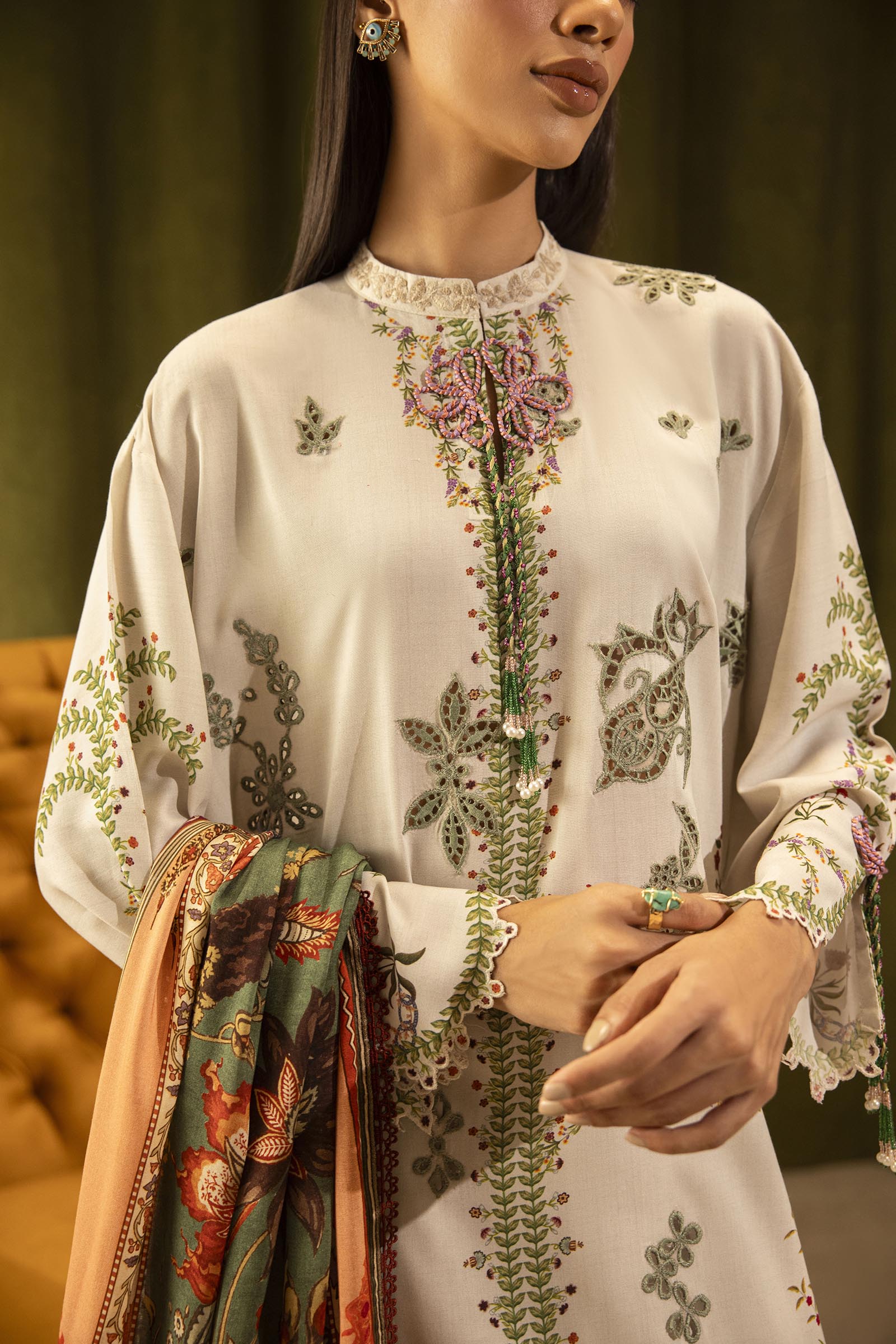Sana Safinaz | Muzlin Winter 25 | 015A - House Of Hania