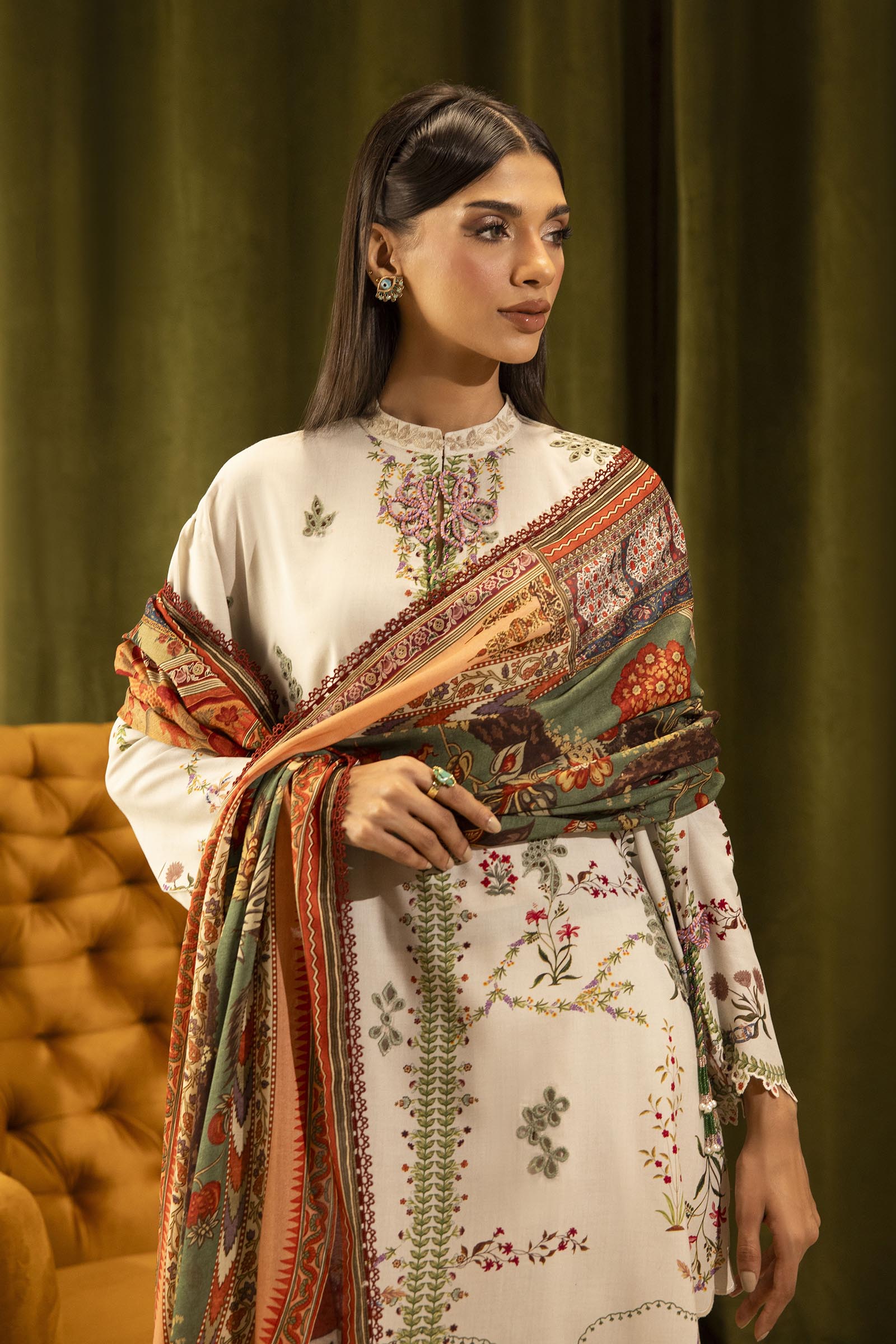 Sana Safinaz | Muzlin Winter 25 | 015A - House Of Hania