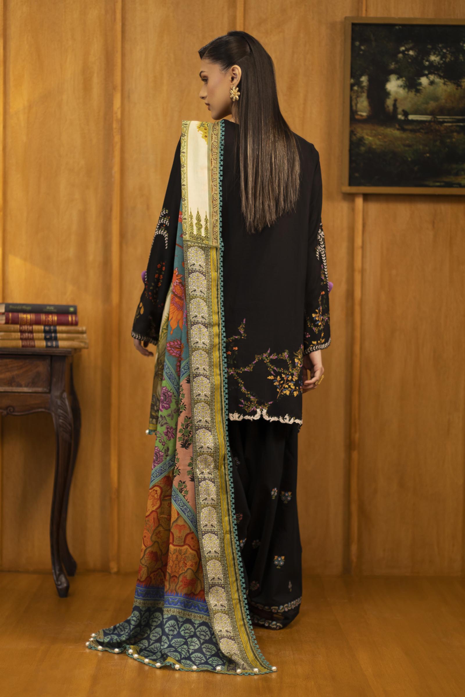 Sana Safinaz | Muzlin Winter 25 | 015B - House Of Hania