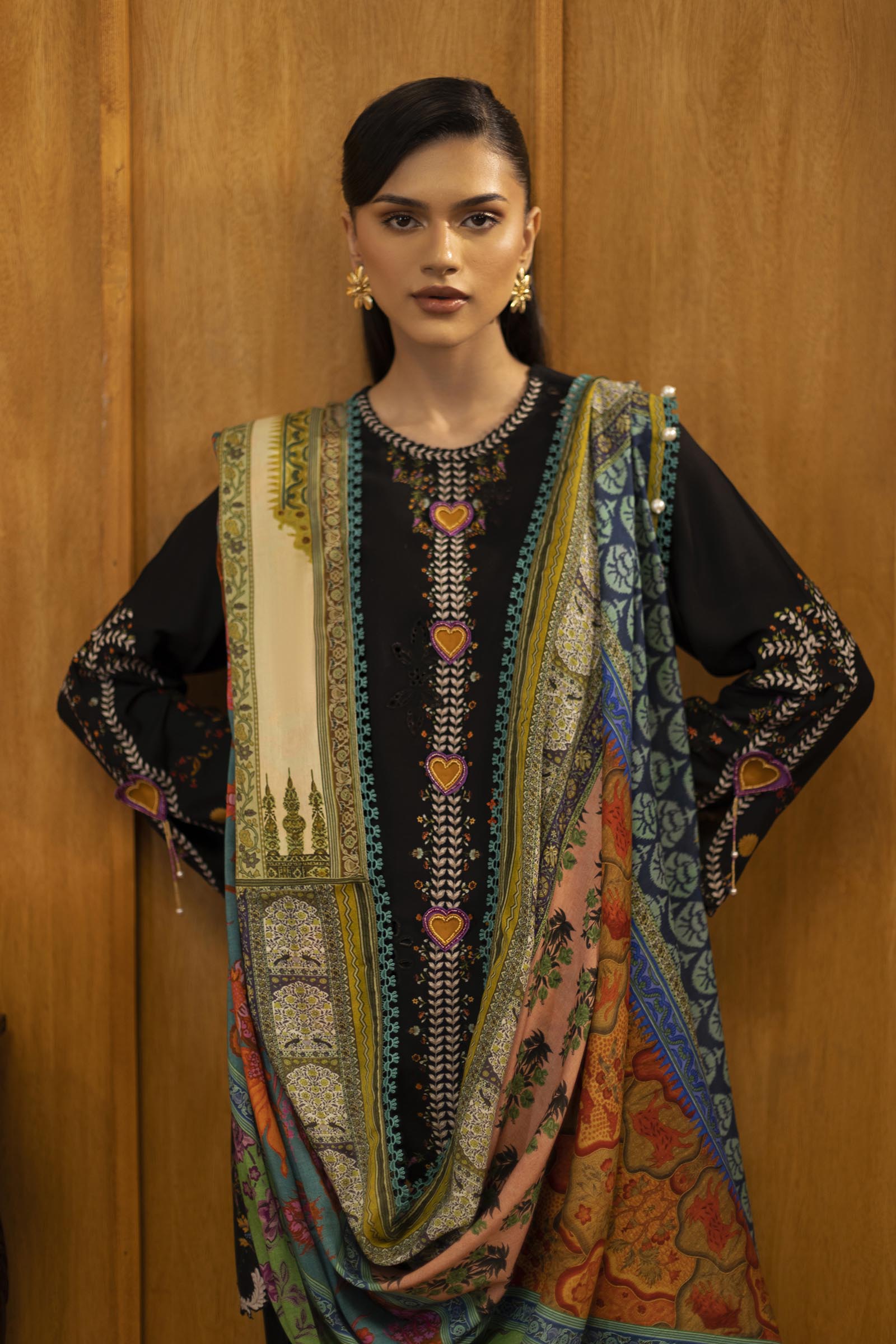 Sana Safinaz | Muzlin Winter 25 | 015B - House Of Hania