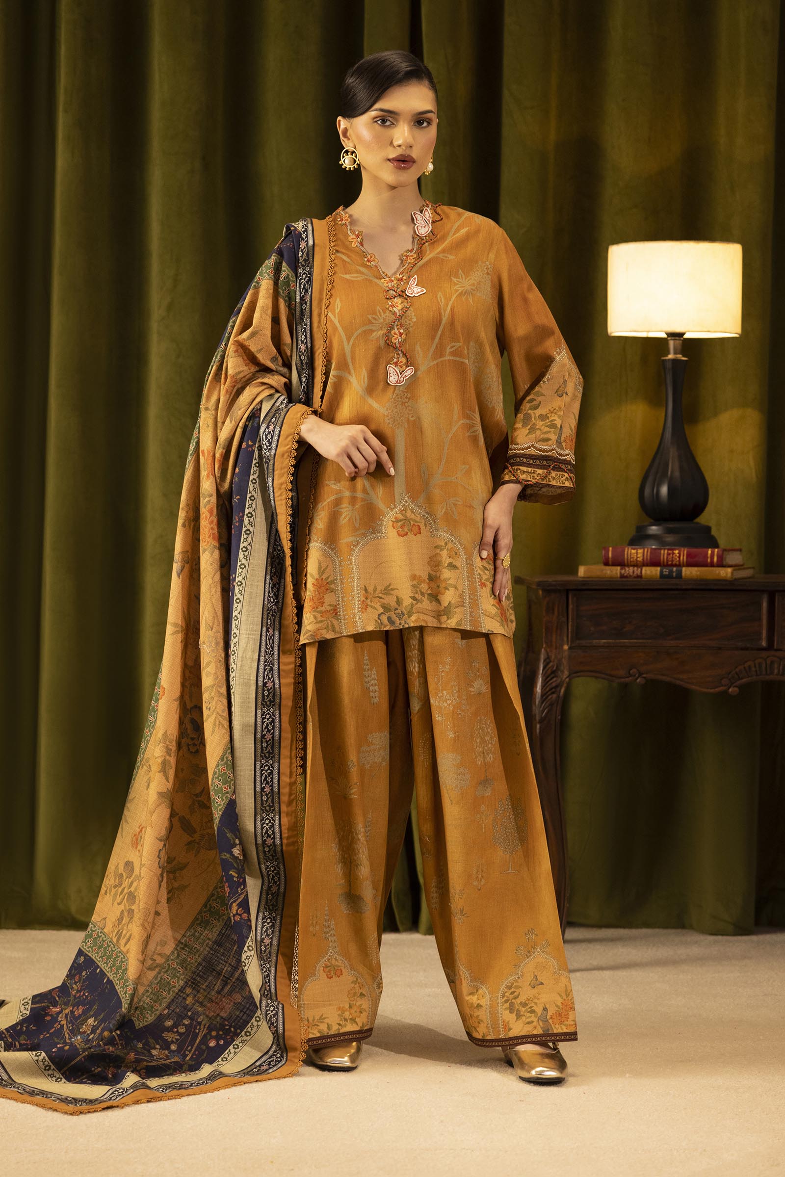 Sana Safinaz | Muzlin Winter 25 | 016B - House Of Hania