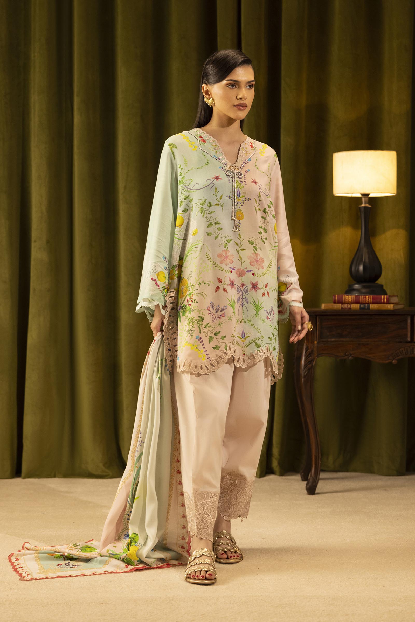 Sana Safinaz | Muzlin Winter 25 | 017A - House Of Hania