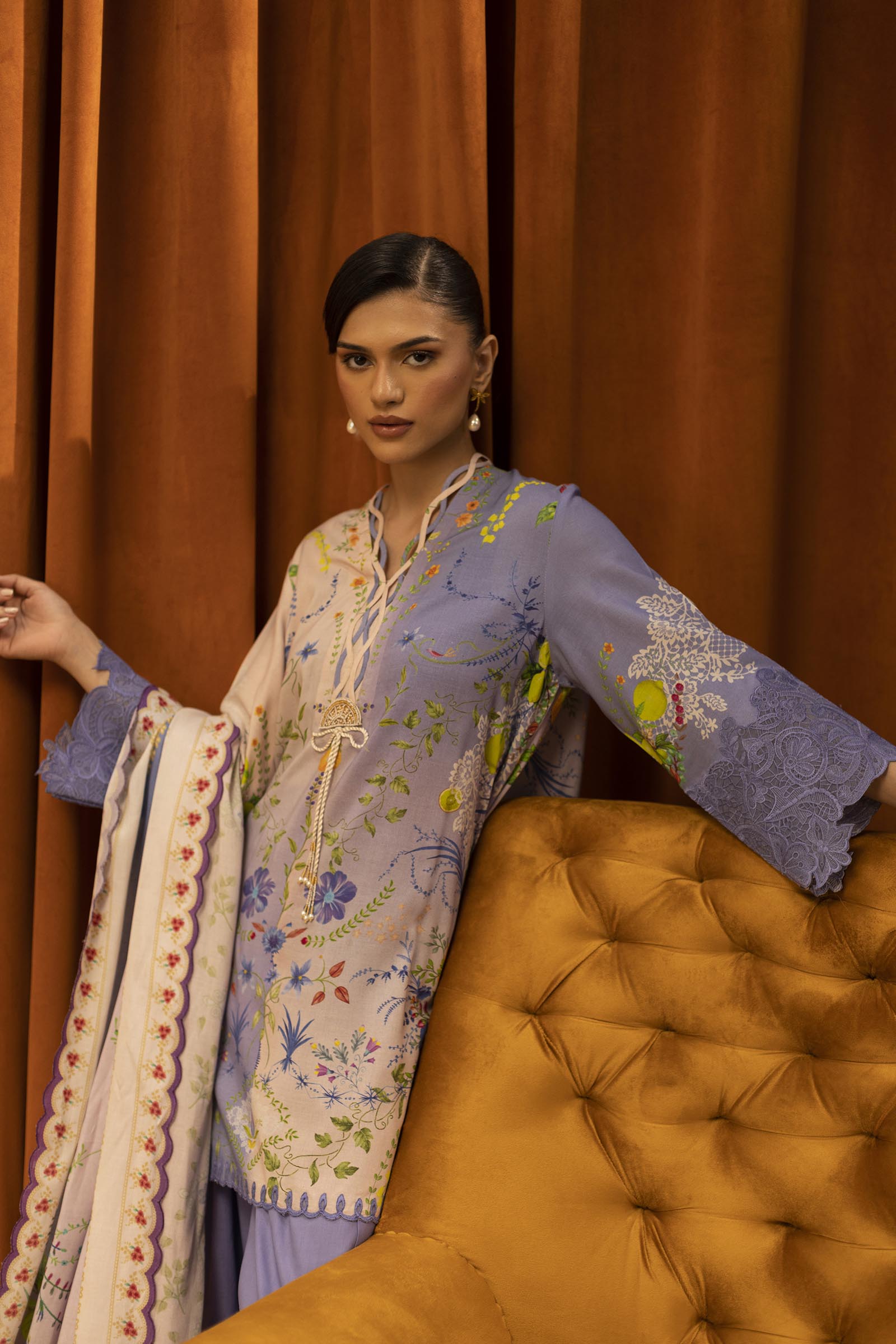 Sana Safinaz | Muzlin Winter 25 | 017B - House Of Hania
