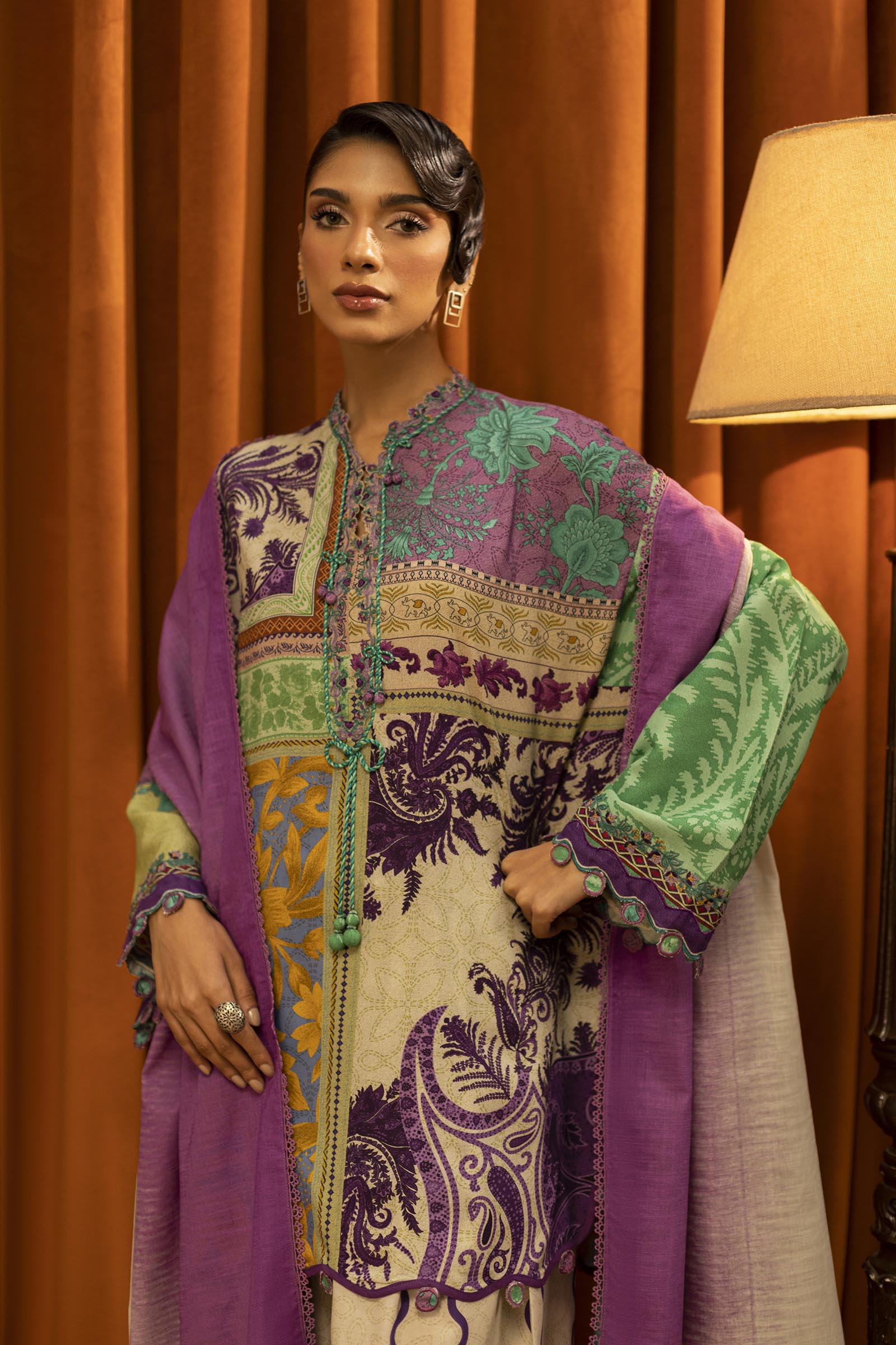 Sana Safinaz | Muzlin Winter 25 | 018B - House Of Hania