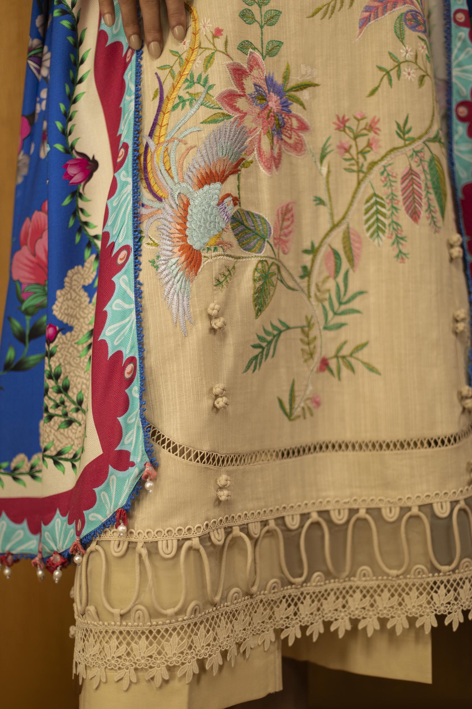 Sana Safinaz | Muzlin Winter 25 | M253-001A - House Of Hania