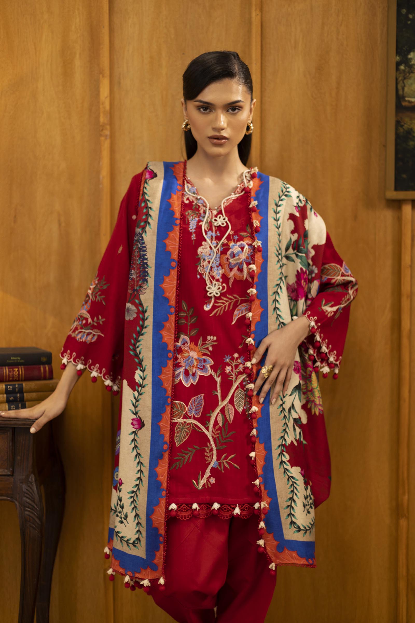 Sana Safinaz | Muzlin Winter 25 | M253-001B - House Of Hania