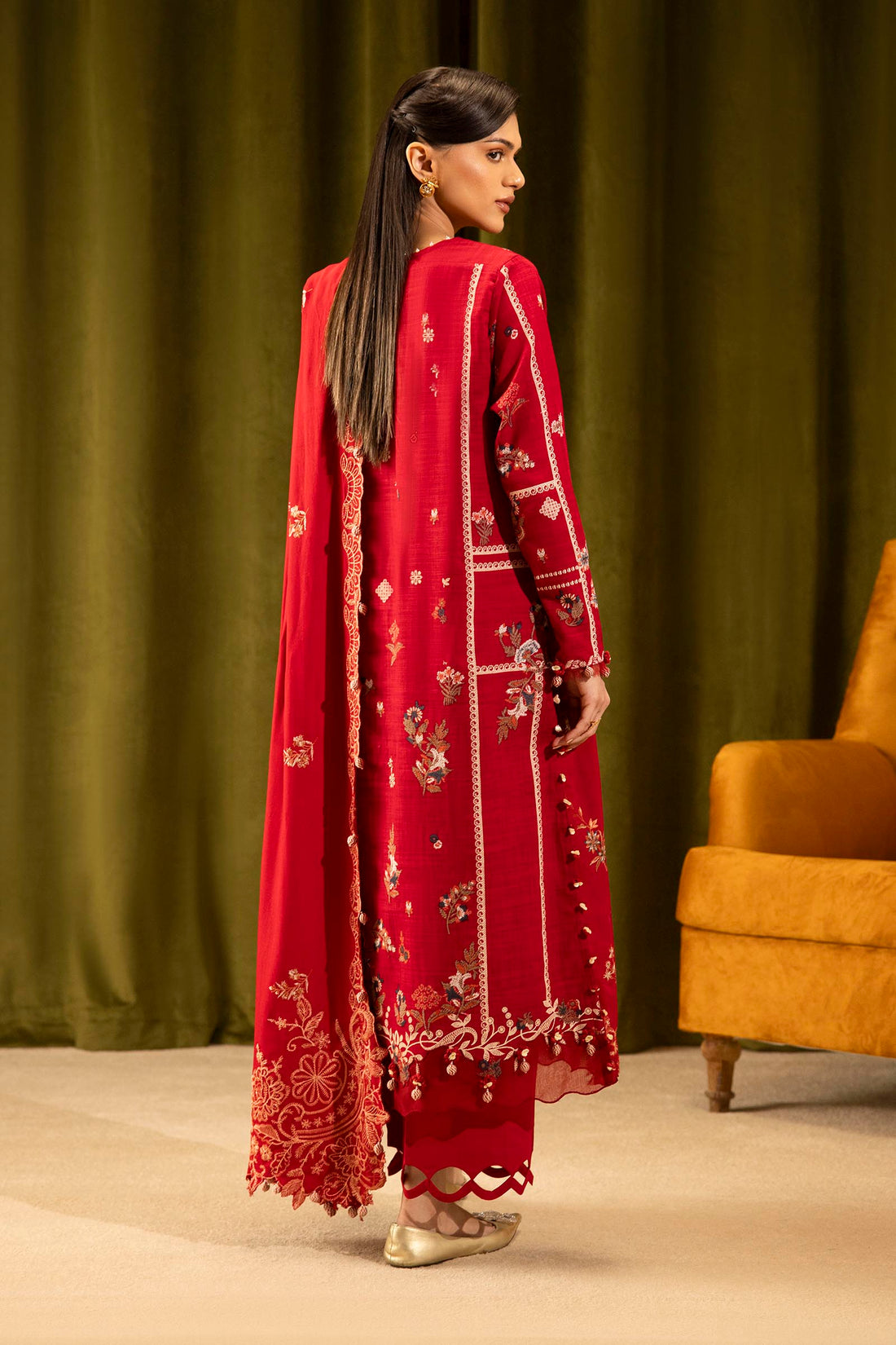 Sana Safinaz | Muzlin Winter 25 | M253-002A - House Of Hania