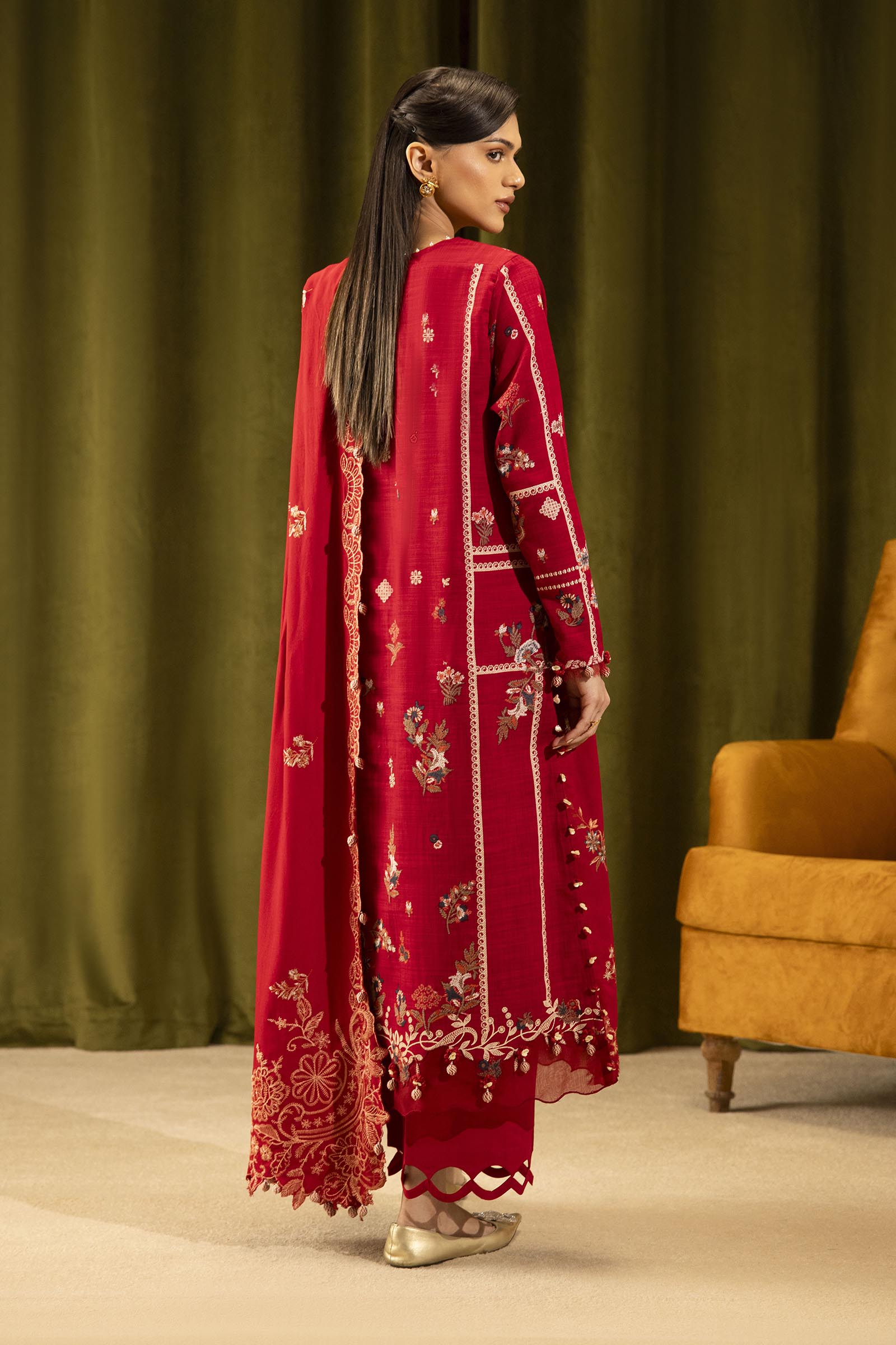 Sana Safinaz | Muzlin Winter 25 | M253-002A - House Of Hania