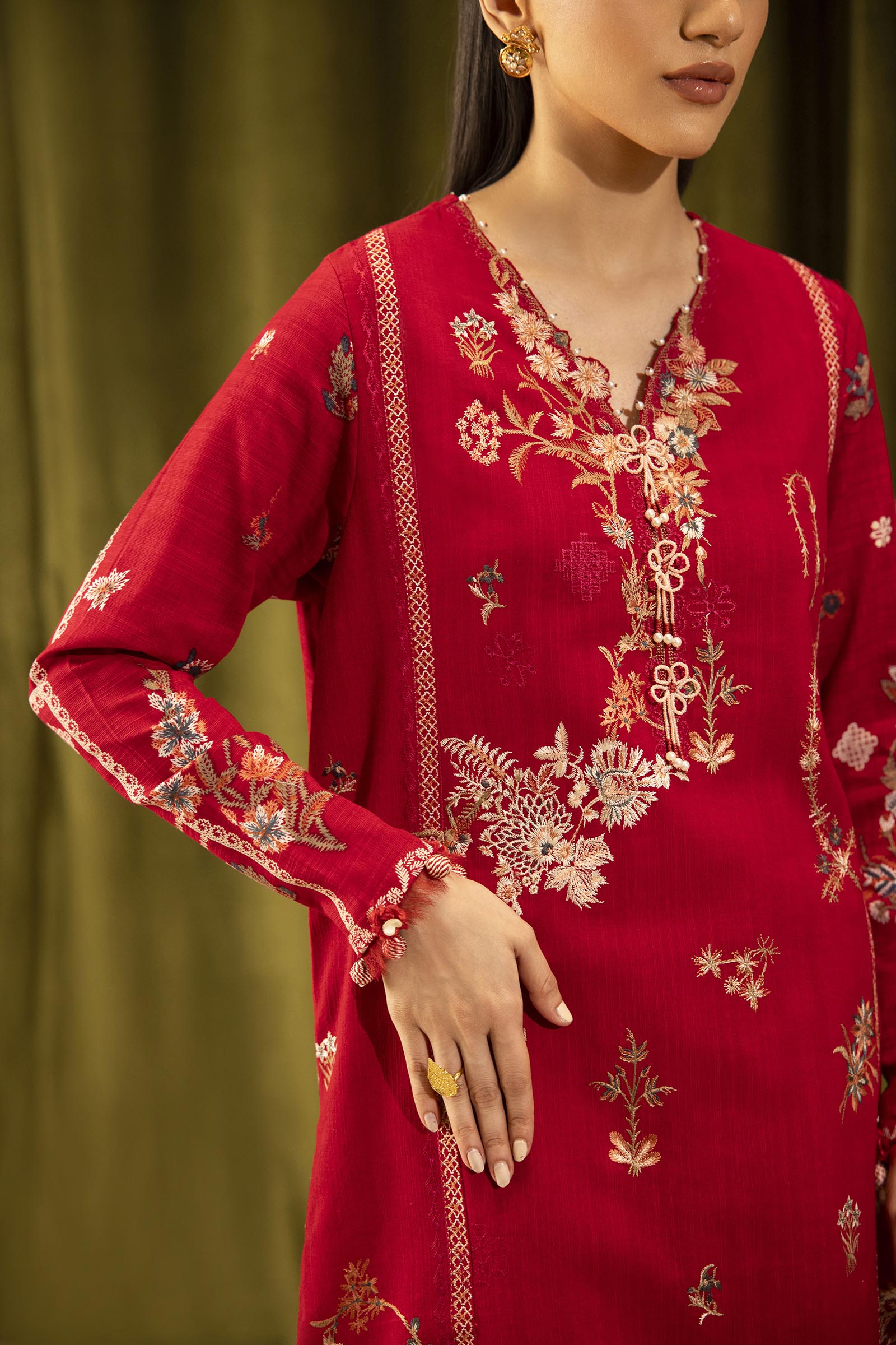 Sana Safinaz | Muzlin Winter 25 | M253-002A - House Of Hania