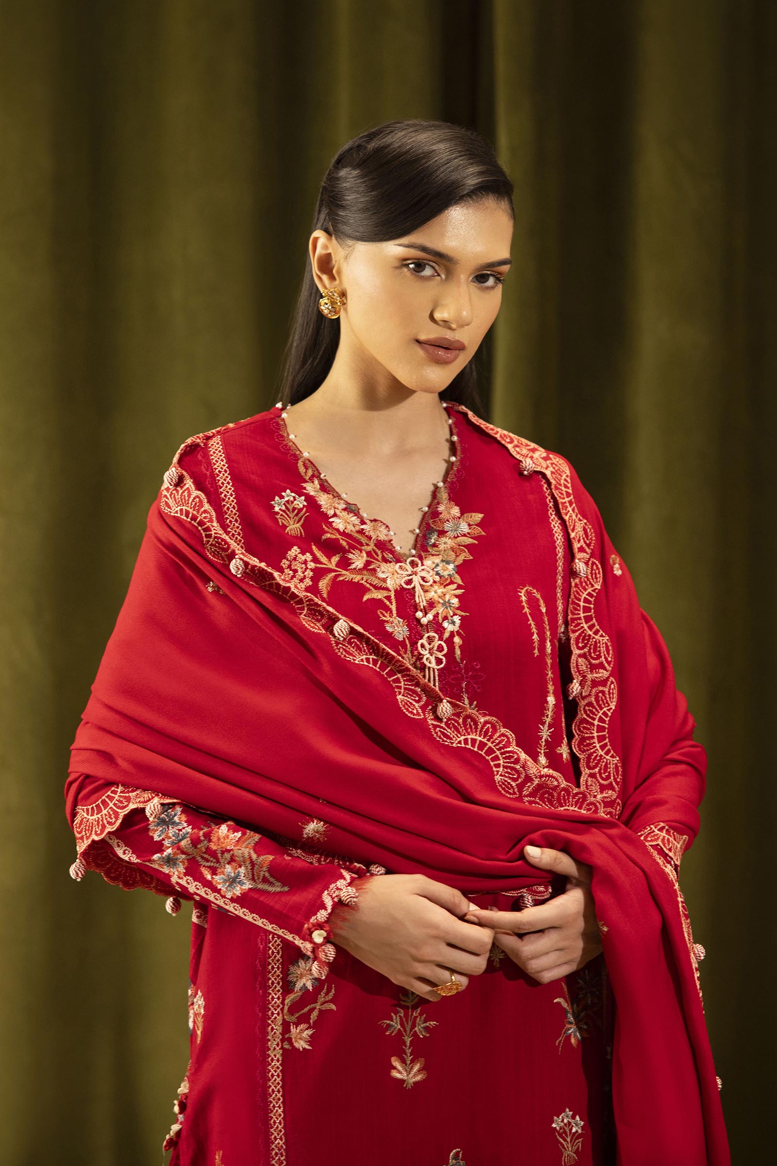Sana Safinaz | Muzlin Winter 25 | M253-002A - House Of Hania