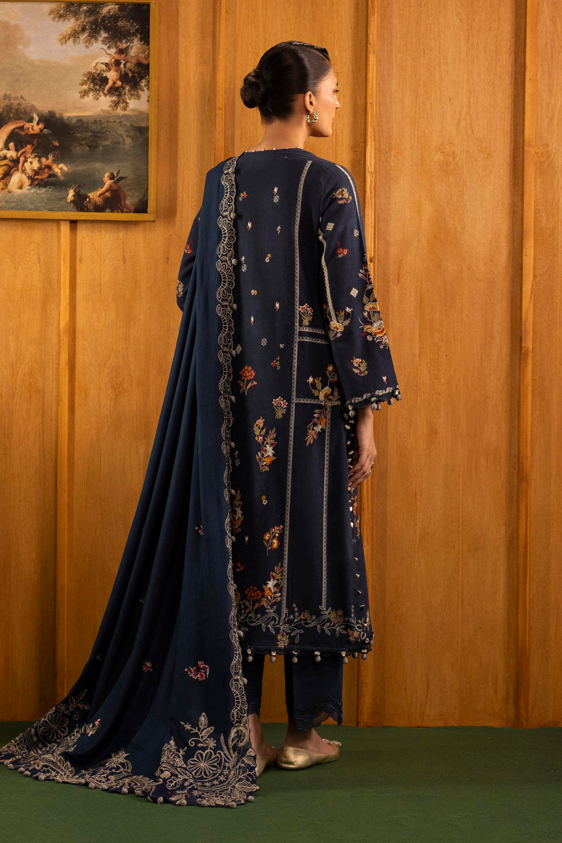 Sana Safinaz | Muzlin Winter 25 | M253-002B - House Of Hania