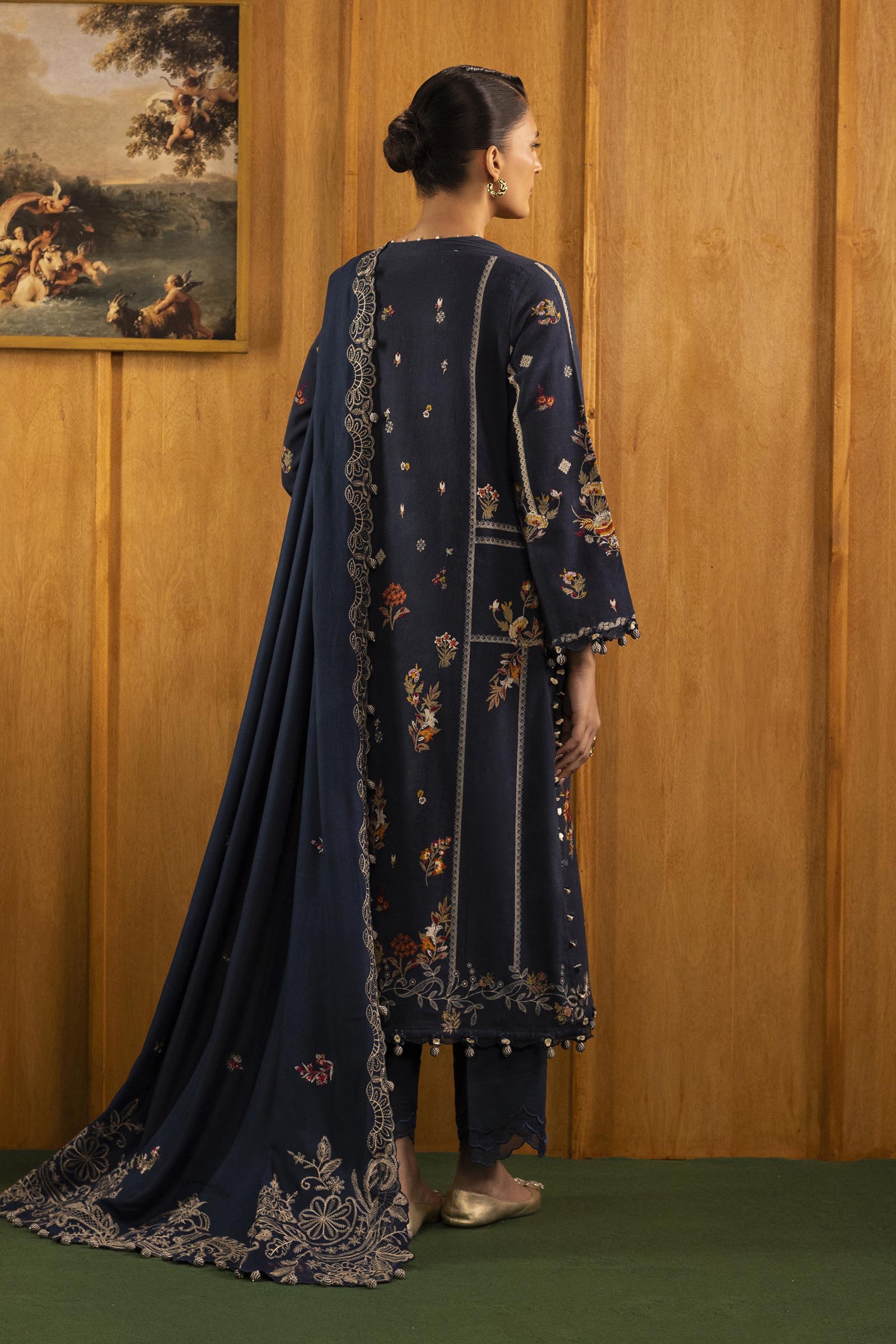 Sana Safinaz | Muzlin Winter 25 | M253-002B - House Of Hania