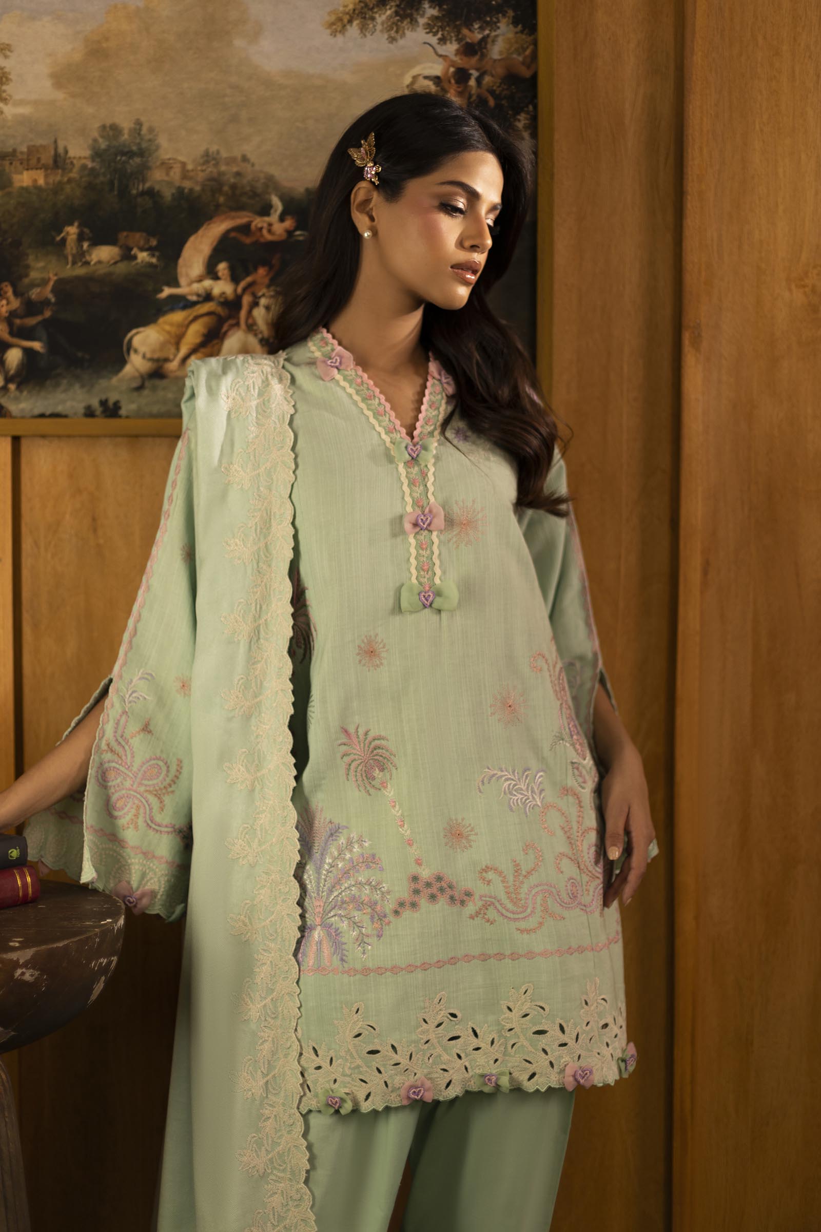 Sana Safinaz | Muzlin Winter 25 | M253-003A - House Of Hania