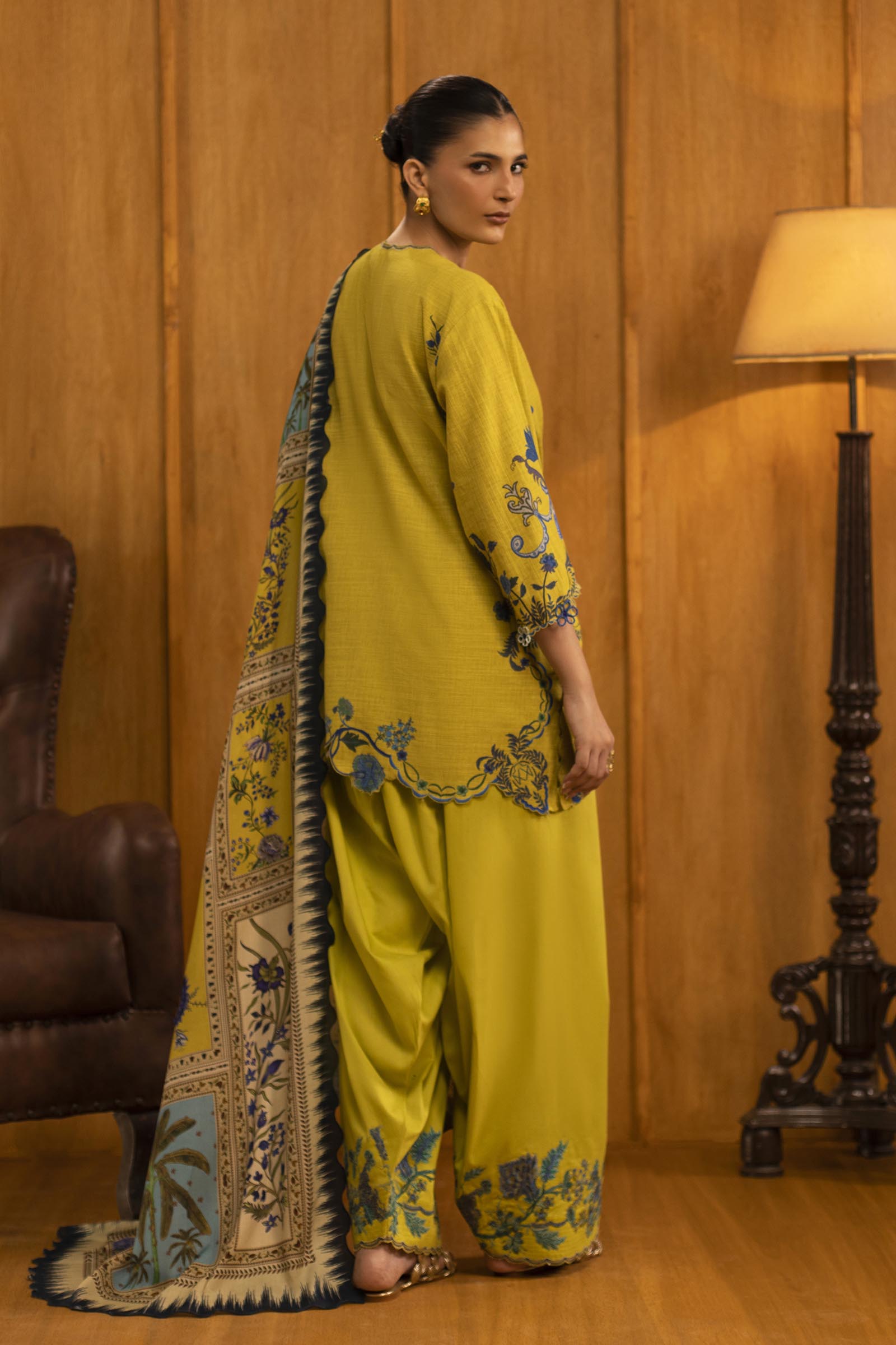 Sana Safinaz | Muzlin Winter 25 | M253-004A - House Of Hania