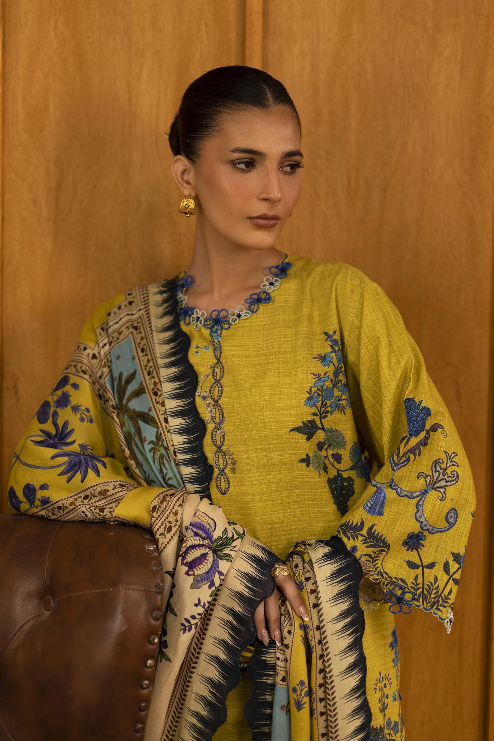 Sana Safinaz | Muzlin Winter 25 | M253-004A - House Of Hania