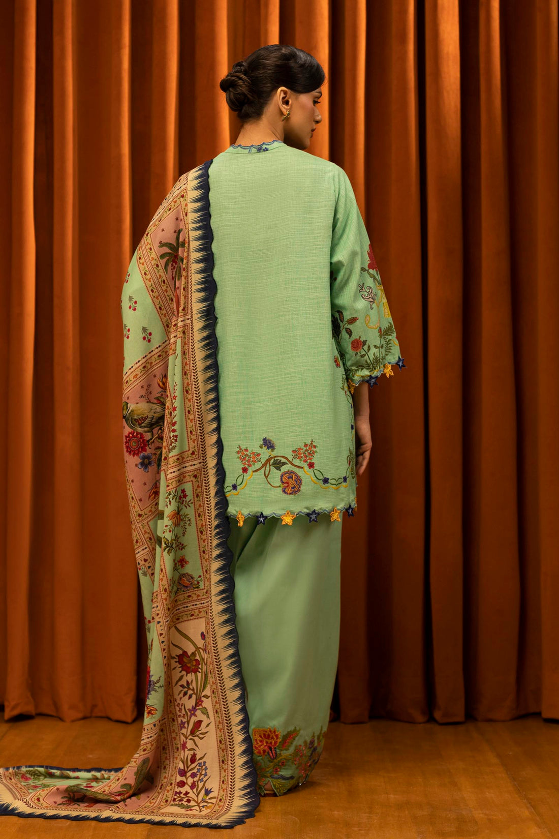 Sana Safinaz | Muzlin Winter 25 | M253-004B - House Of Hania