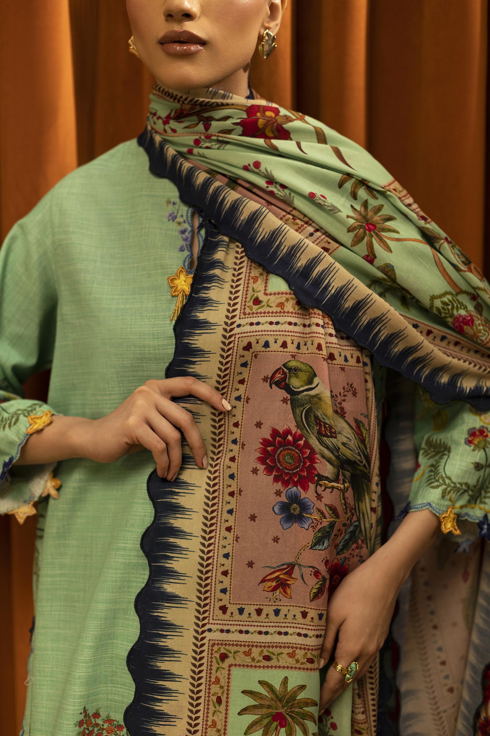 Sana Safinaz | Muzlin Winter 25 | M253-004B - House Of Hania