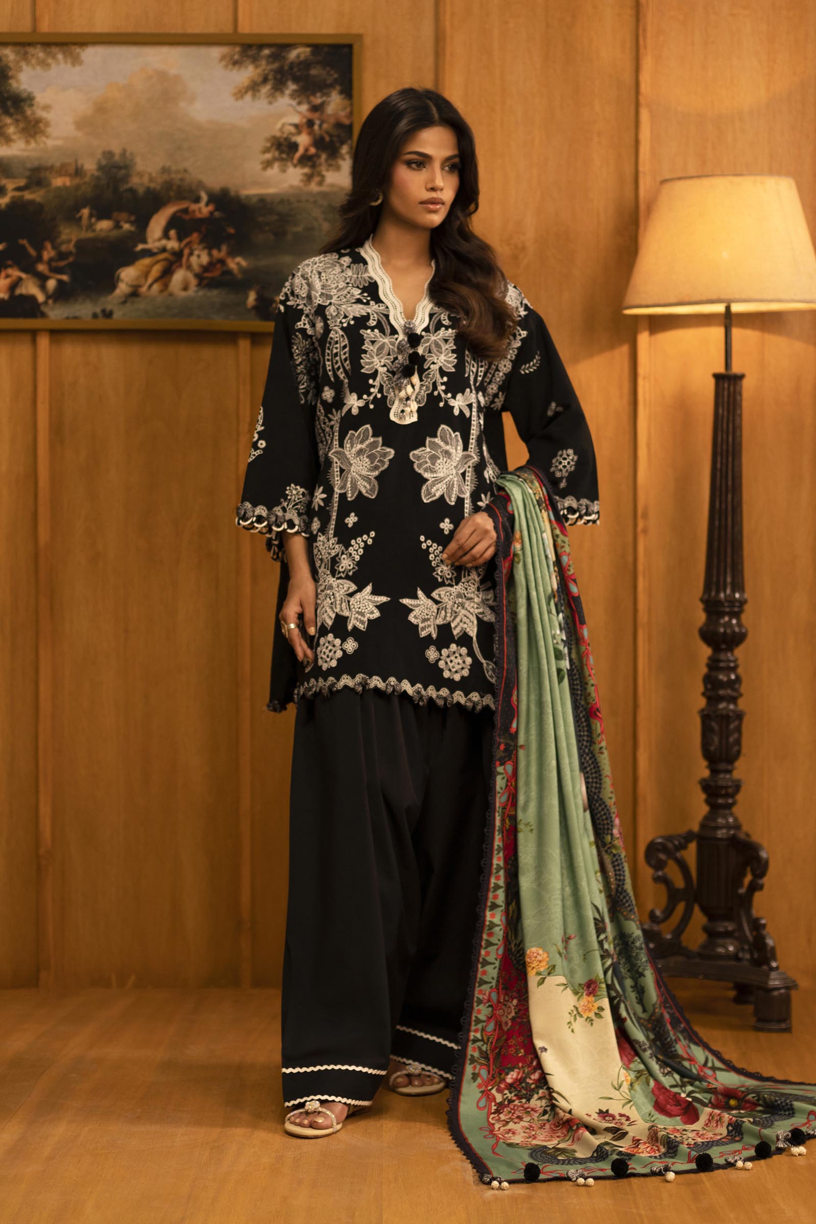 Sana Safinaz | Muzlin Winter 25 | M253-005A - House Of Hania