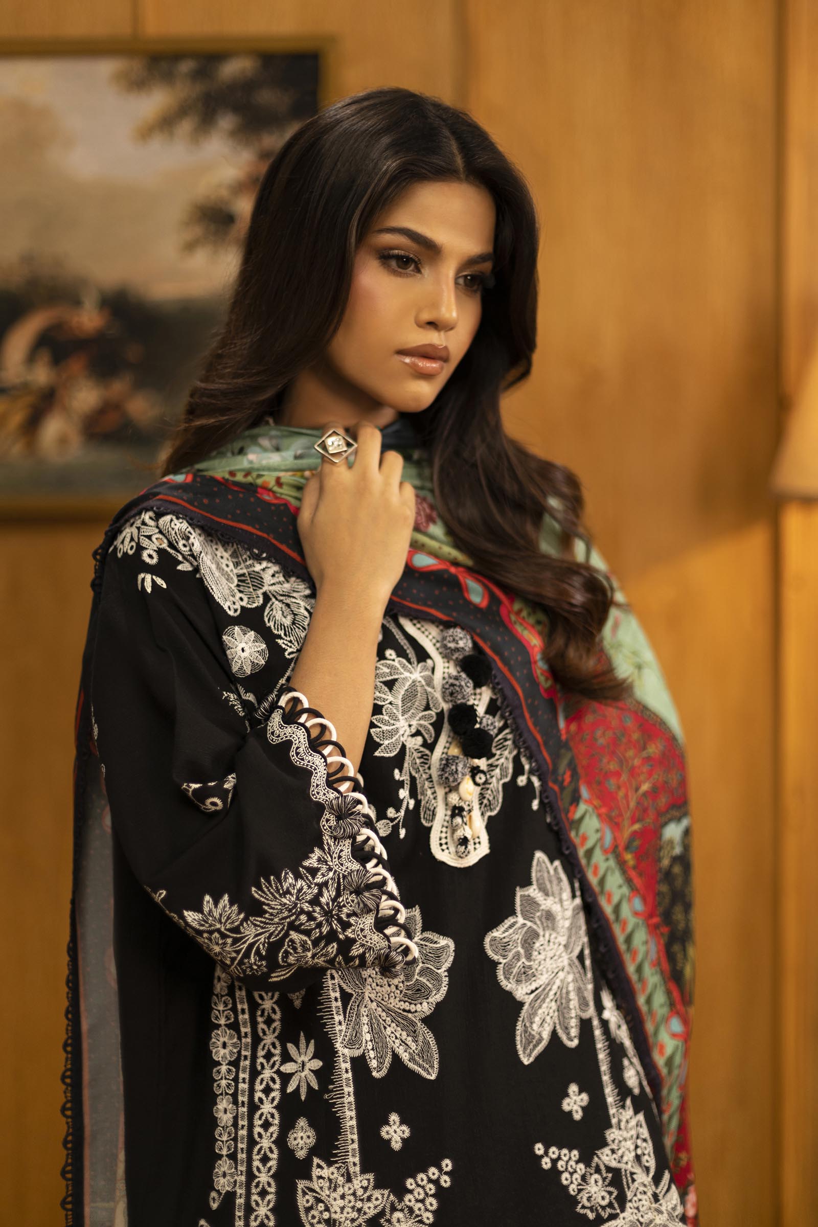 Sana Safinaz | Muzlin Winter 25 | M253-005A - House Of Hania