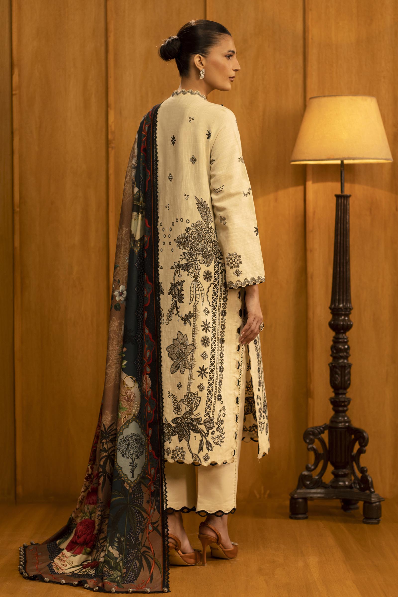 Sana Safinaz | Muzlin Winter 25 | M253-005B - House Of Hania