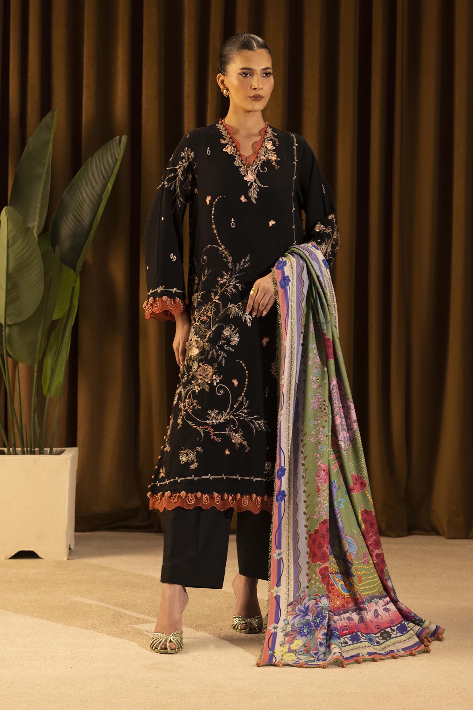 Sana Safinaz | Muzlin Winter 25 | M253-006A - House Of Hania