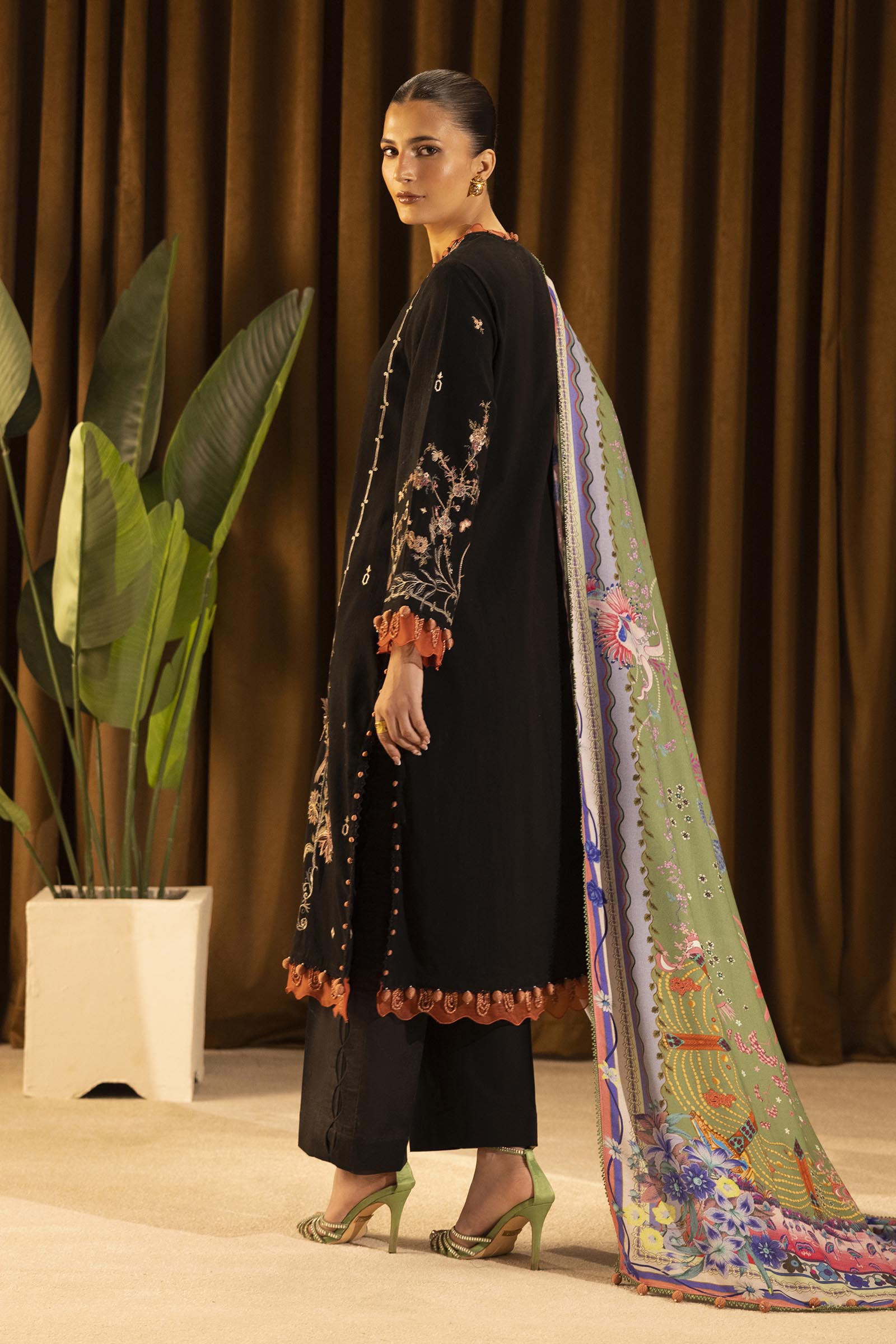Sana Safinaz | Muzlin Winter 25 | M253-006A - House Of Hania