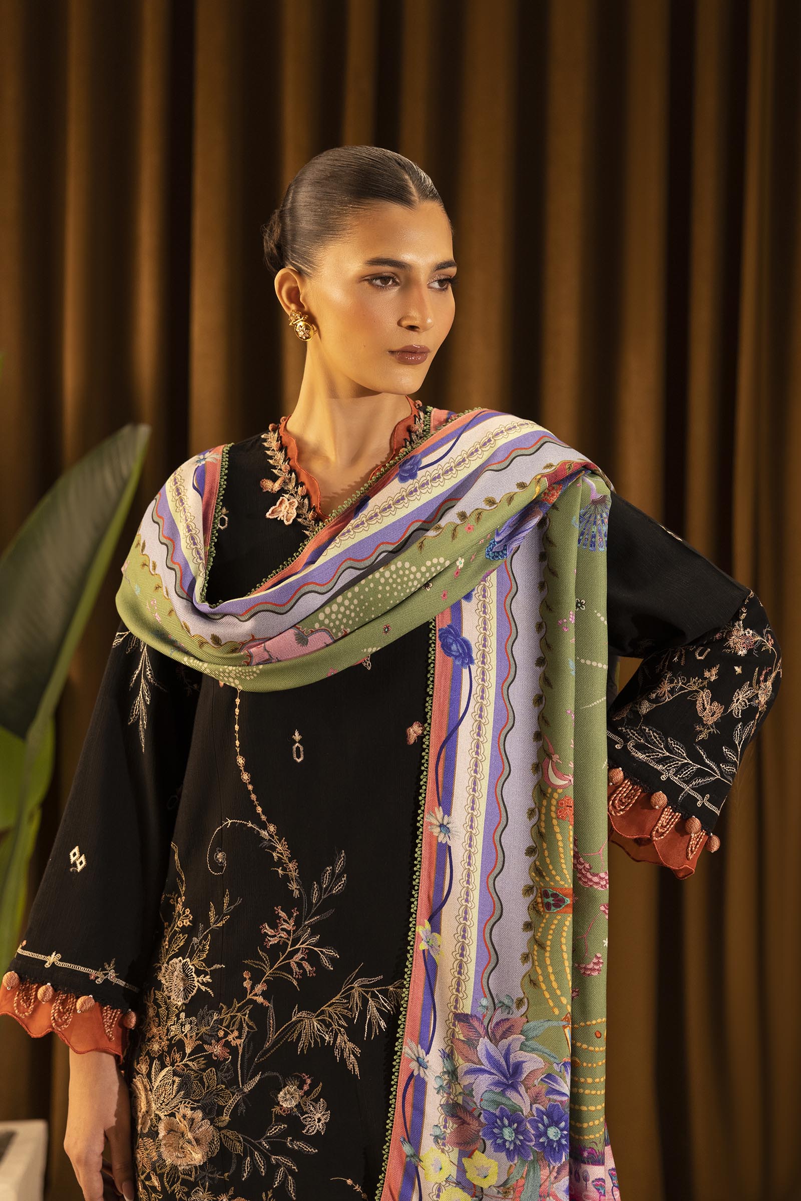 Sana Safinaz | Muzlin Winter 25 | M253-006A - House Of Hania