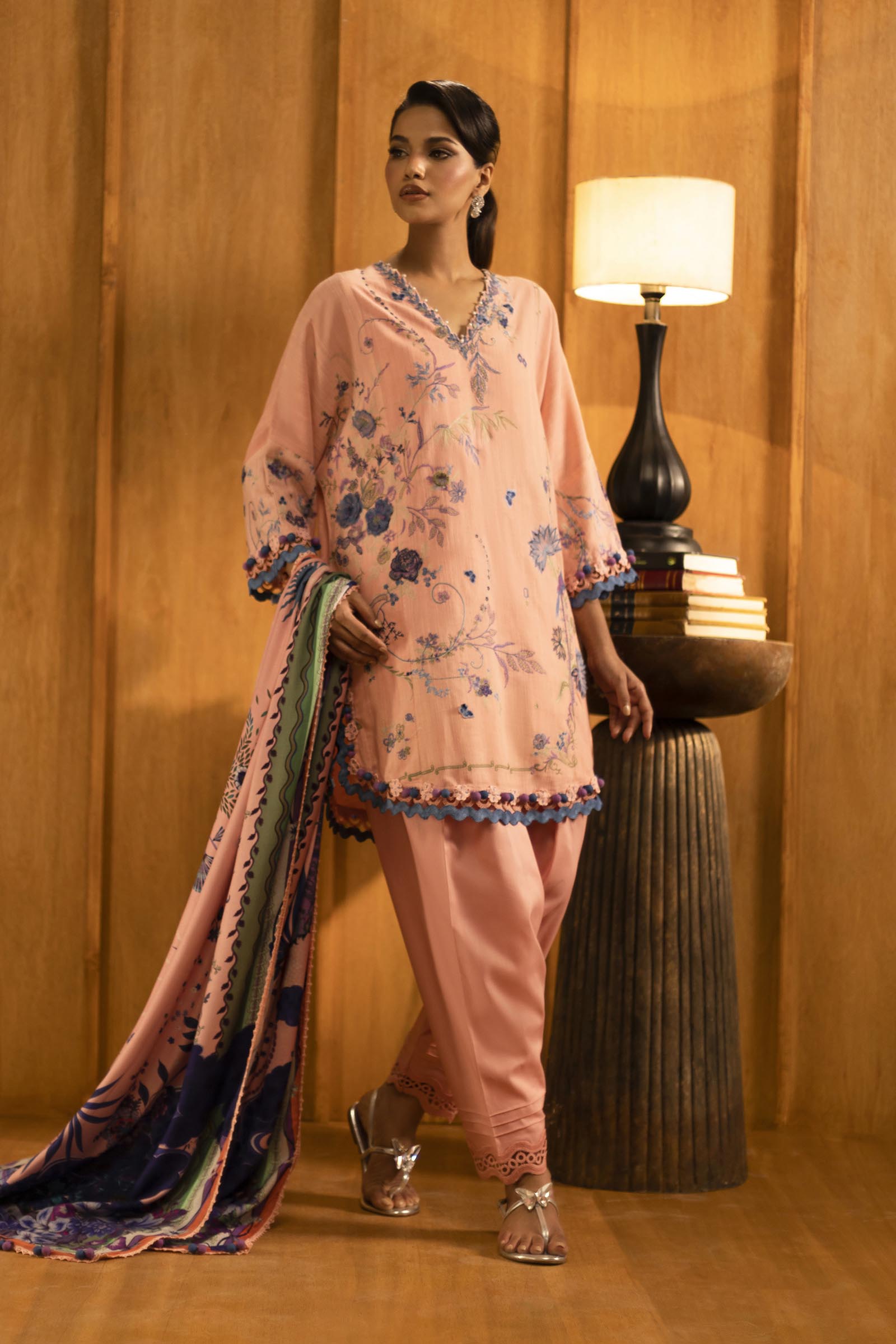 Sana Safinaz | Muzlin Winter 25 | M253-006B - House Of Hania