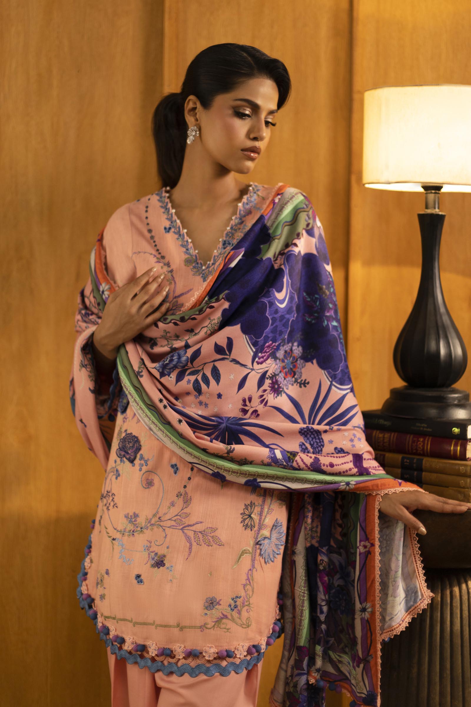 Sana Safinaz | Muzlin Winter 25 | M253-006B - House Of Hania
