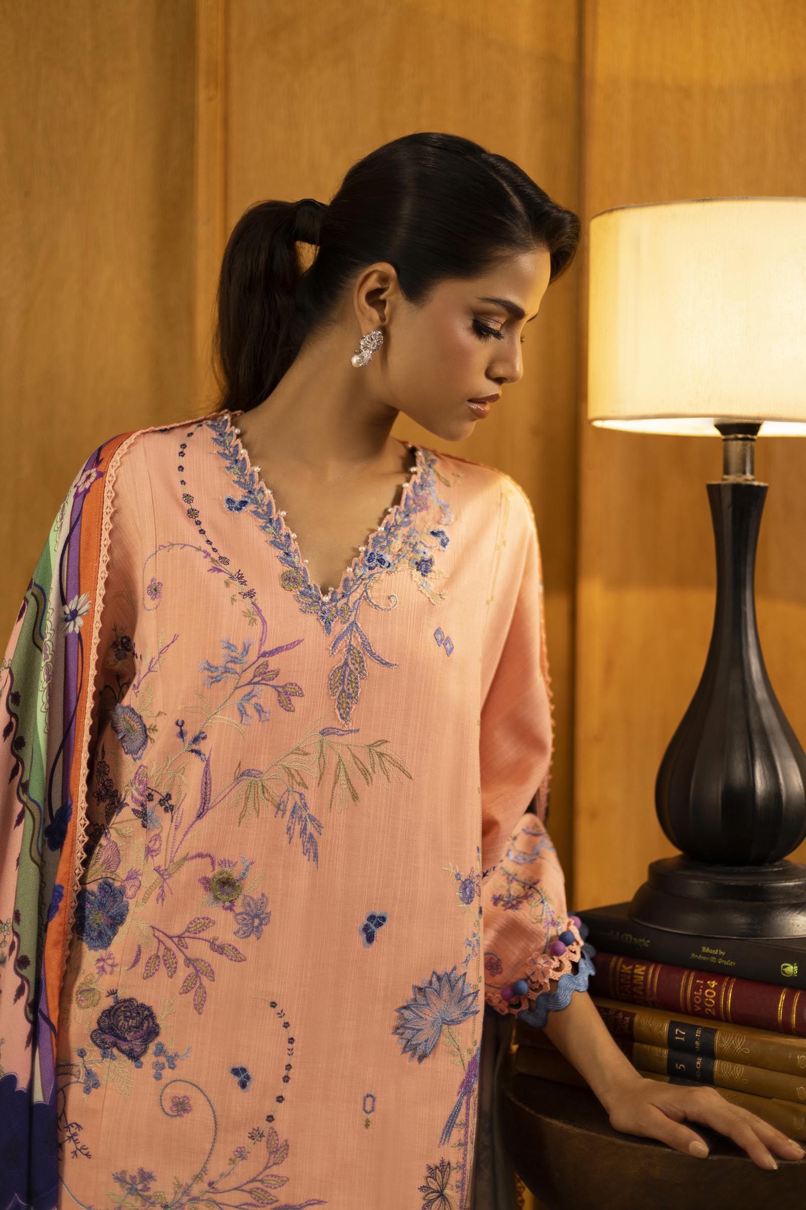 Sana Safinaz | Muzlin Winter 25 | M253-006B - House Of Hania