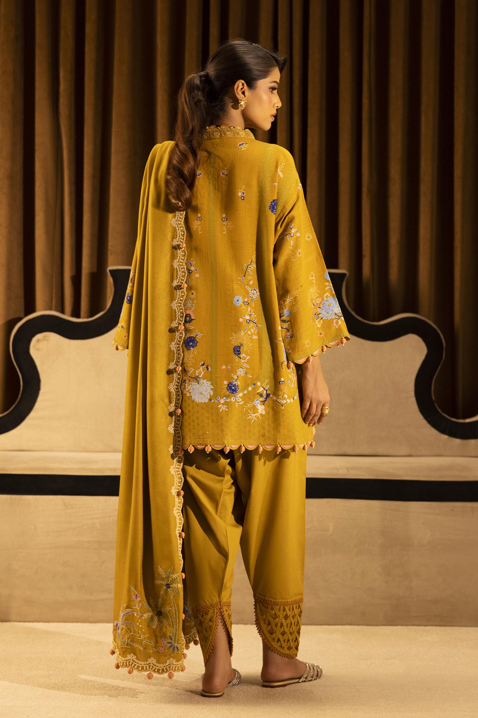 Sana Safinaz | Muzlin Winter 25 | M253-007B - House Of Hania