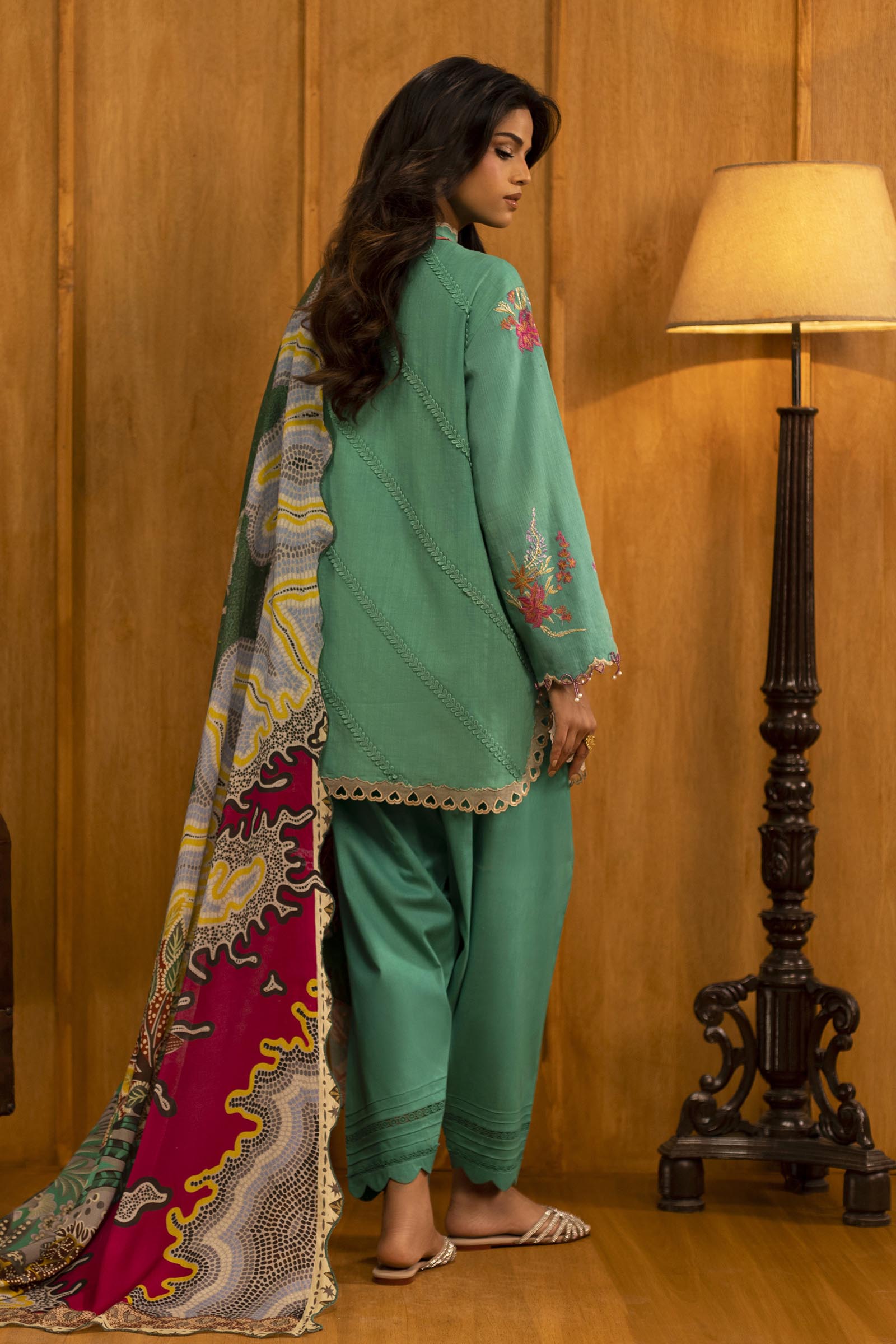 Sana Safinaz | Muzlin Winter 25 | M253-008A - House Of Hania