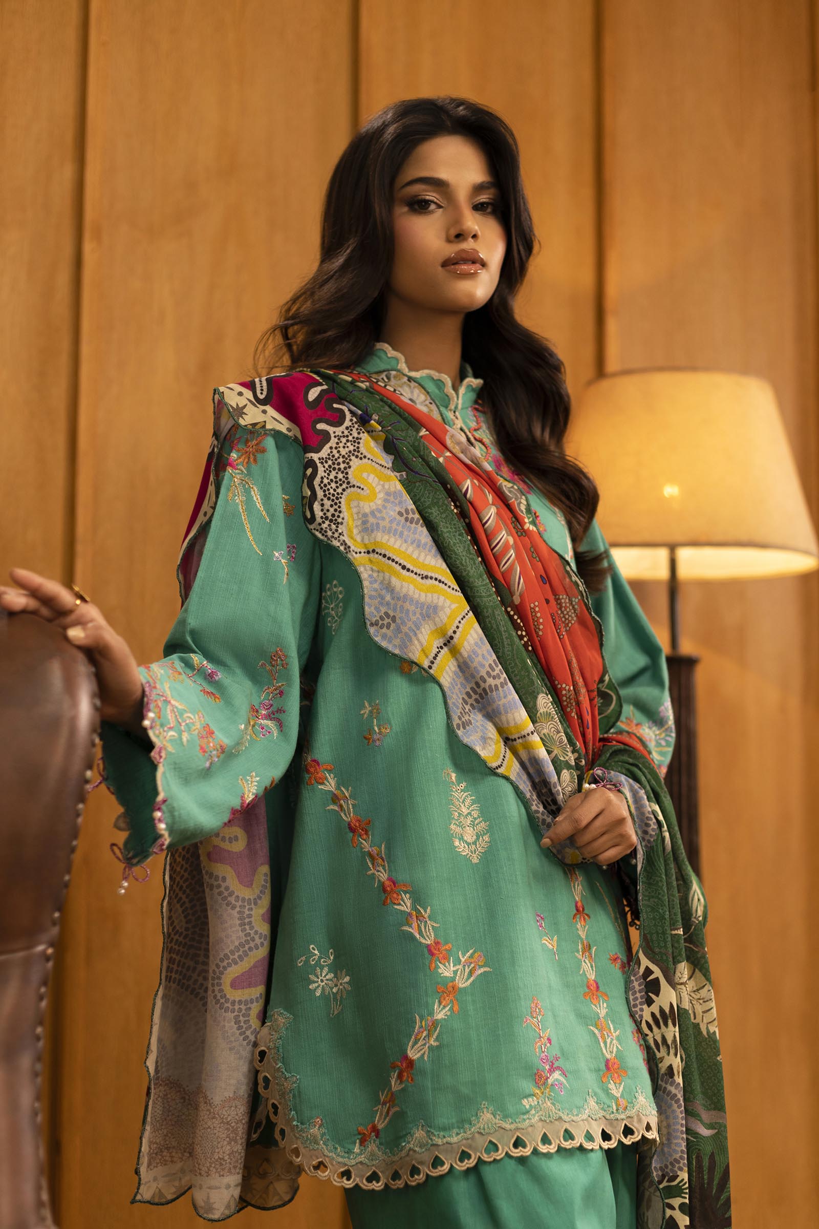 Sana Safinaz | Muzlin Winter 25 | M253-008A - House Of Hania