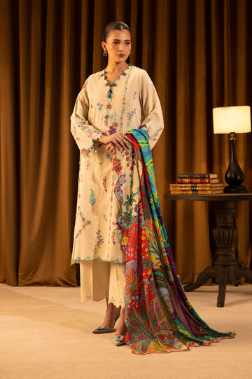 Sana Safinaz | Muzlin Winter 25 | M253-008B - House Of Hania