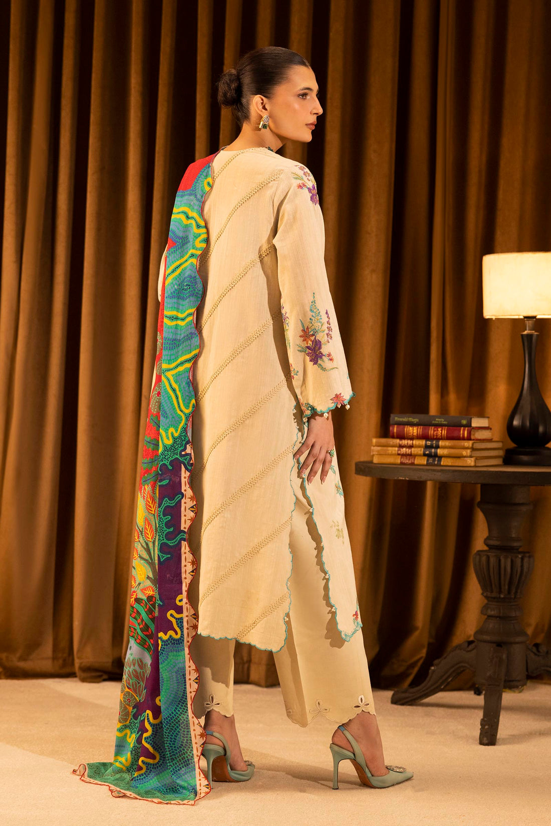 Sana Safinaz | Muzlin Winter 25 | M253-008B - House Of Hania