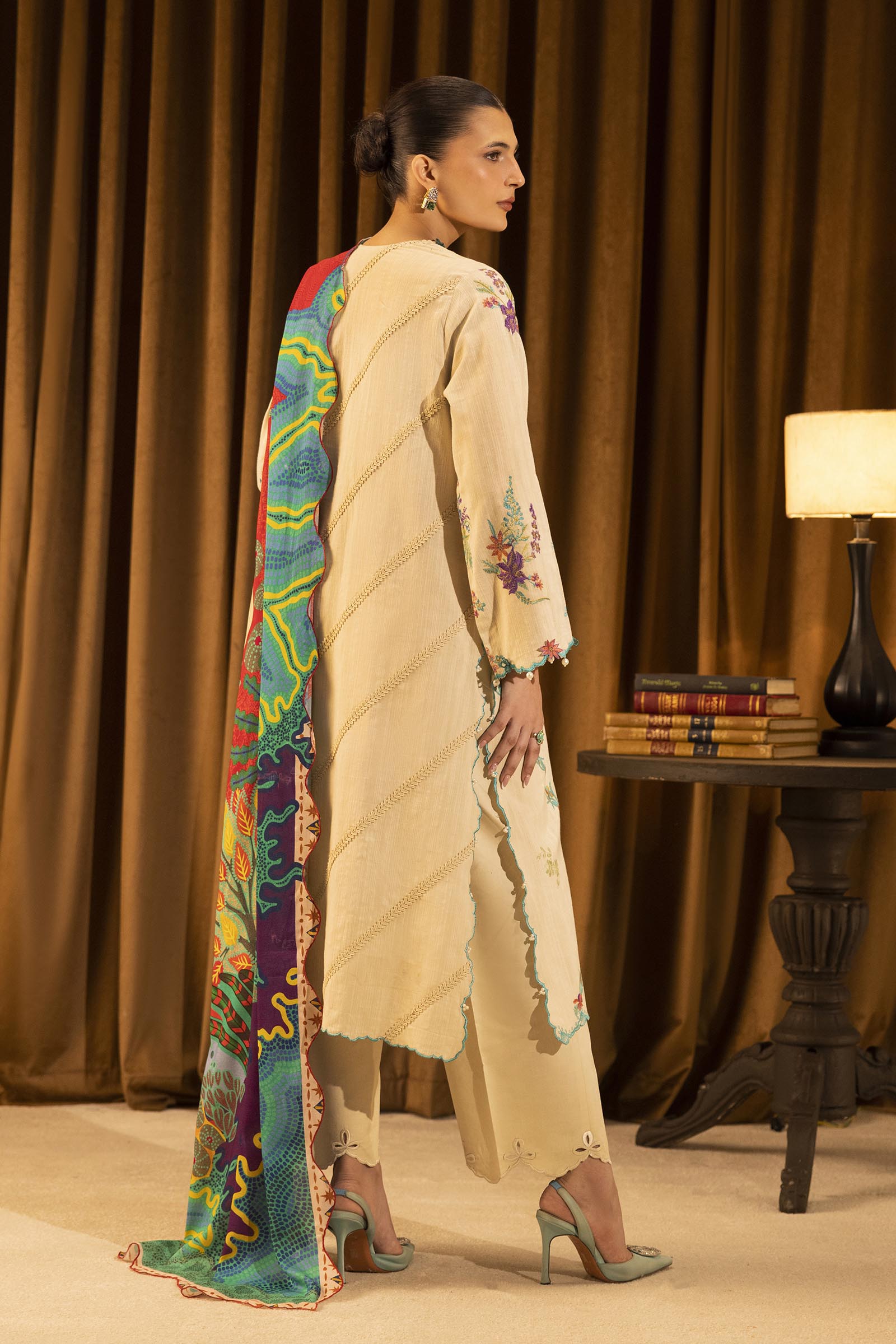 Sana Safinaz | Muzlin Winter 25 | M253-008B - House Of Hania