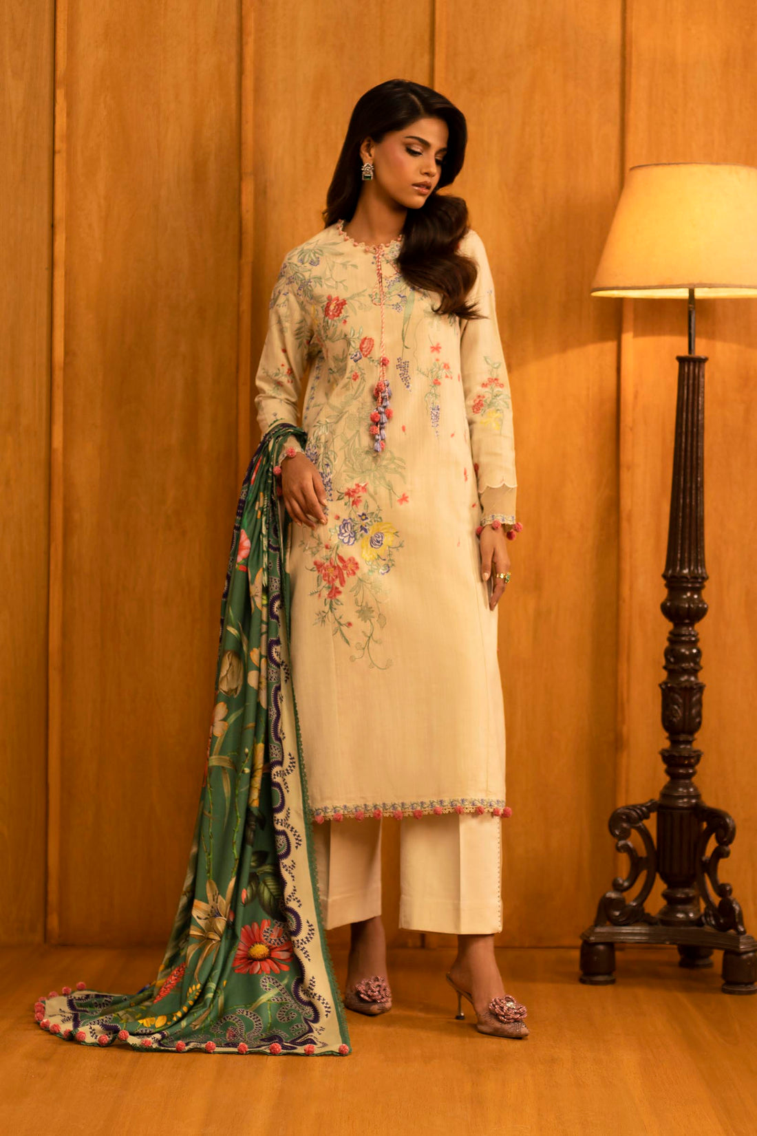 Sana Safinaz | Muzlin Winter 25 | M253-009A - House Of Hania