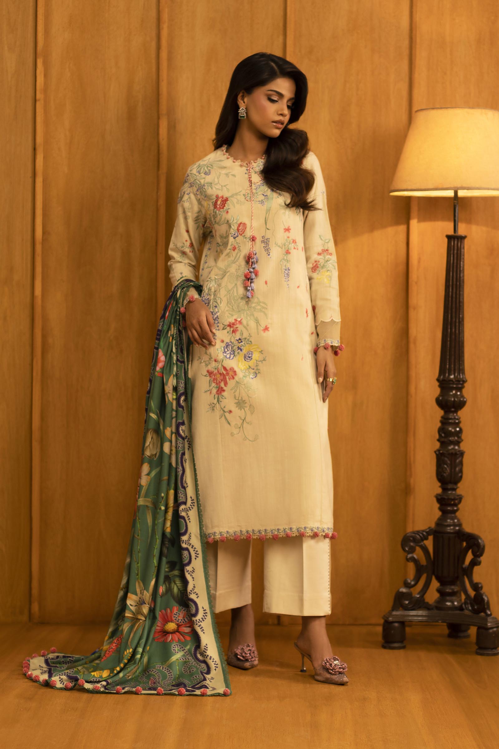 Sana Safinaz | Muzlin Winter 25 | M253-009A - House Of Hania