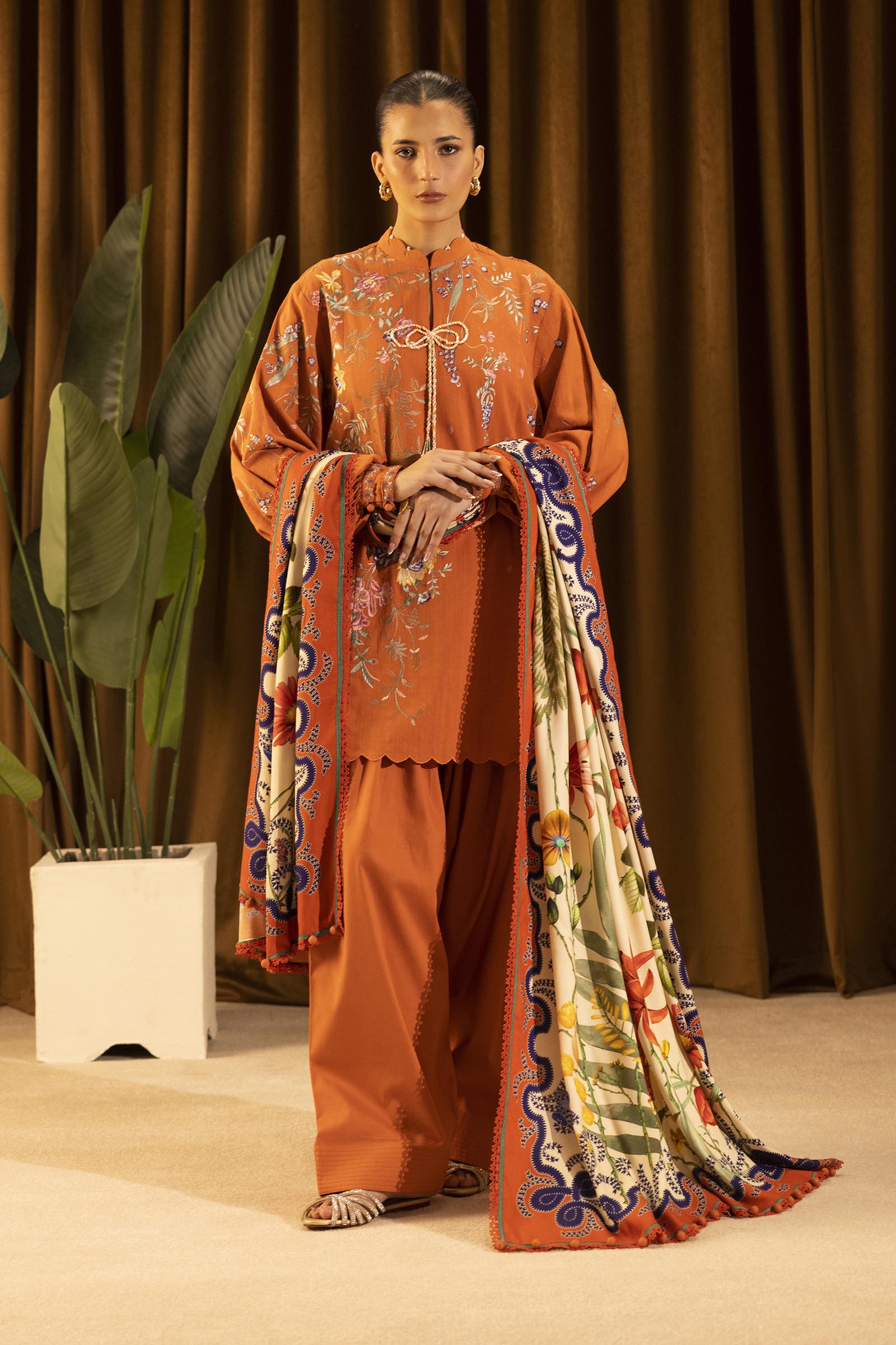 Sana Safinaz | Muzlin Winter 25 | M253-009B - House Of Hania