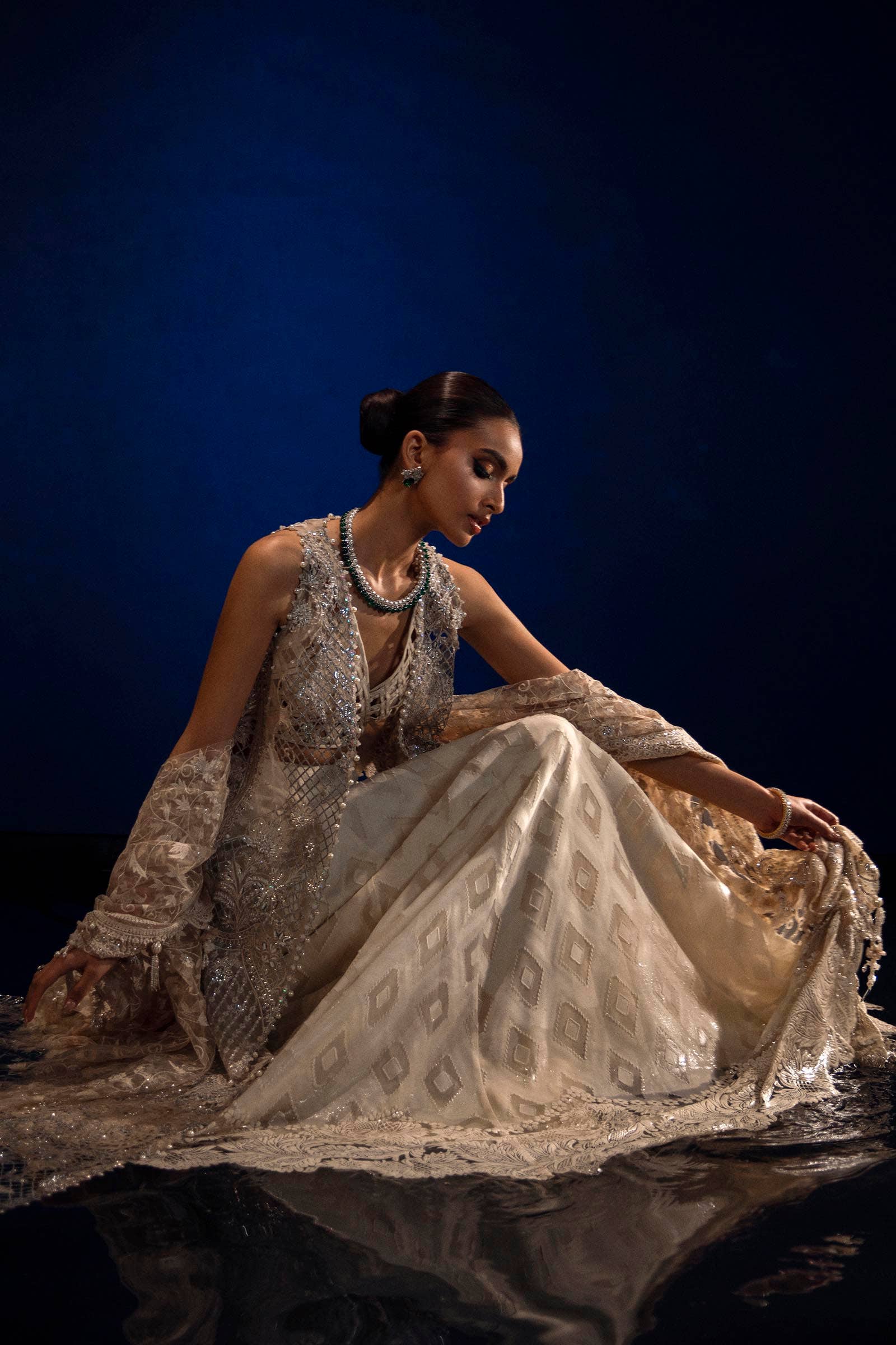 Sana Safinaz | Nura Festive 24 | N241-001-3CT - House Of Hania