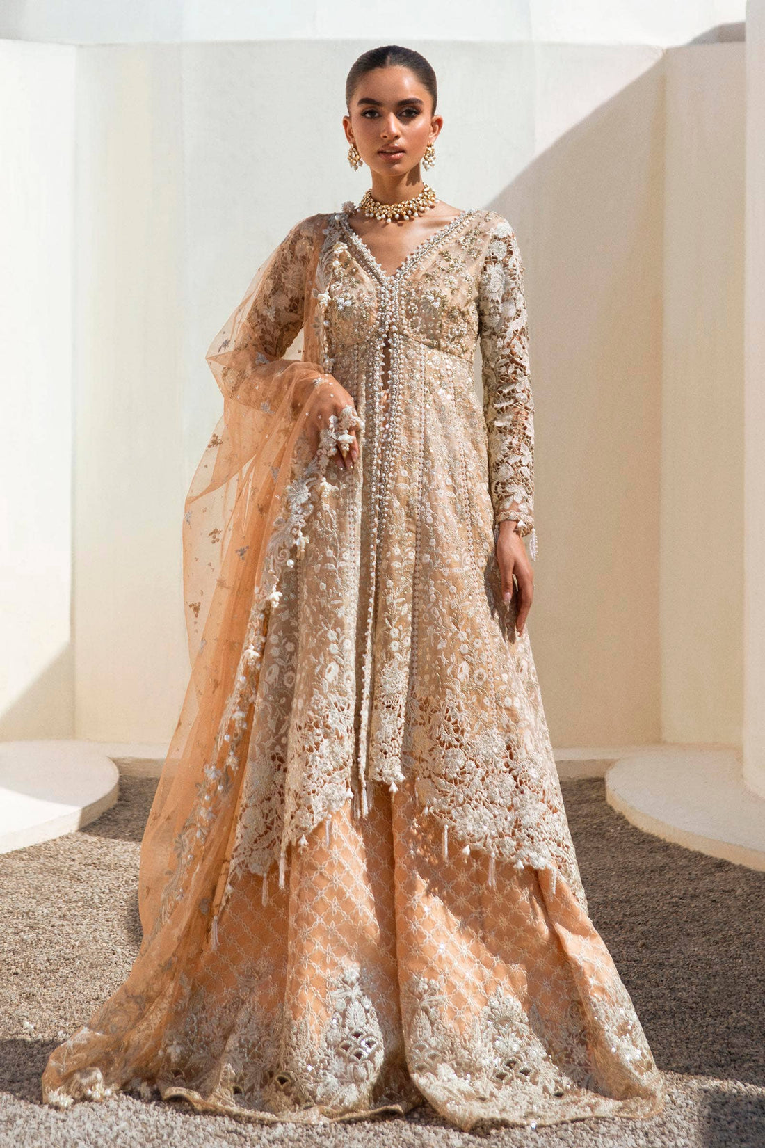 Sana Safinaz | Nura Festive 24 | N241-002-3CT - House Of Hania