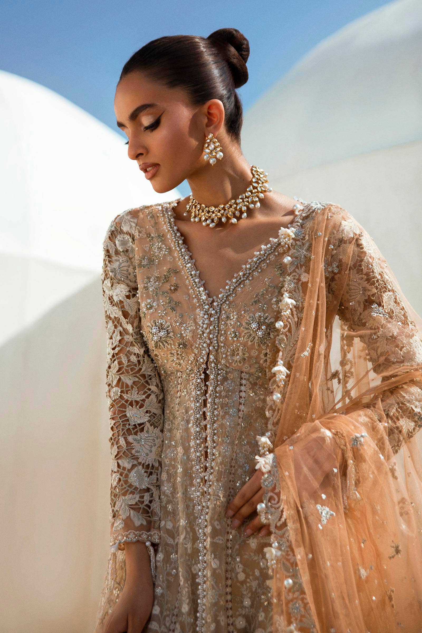 Sana Safinaz | Nura Festive 24 | N241-002-3CT - House Of Hania